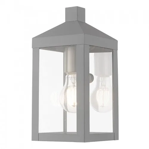 1 Lt Nordic Gray Wall Lantern