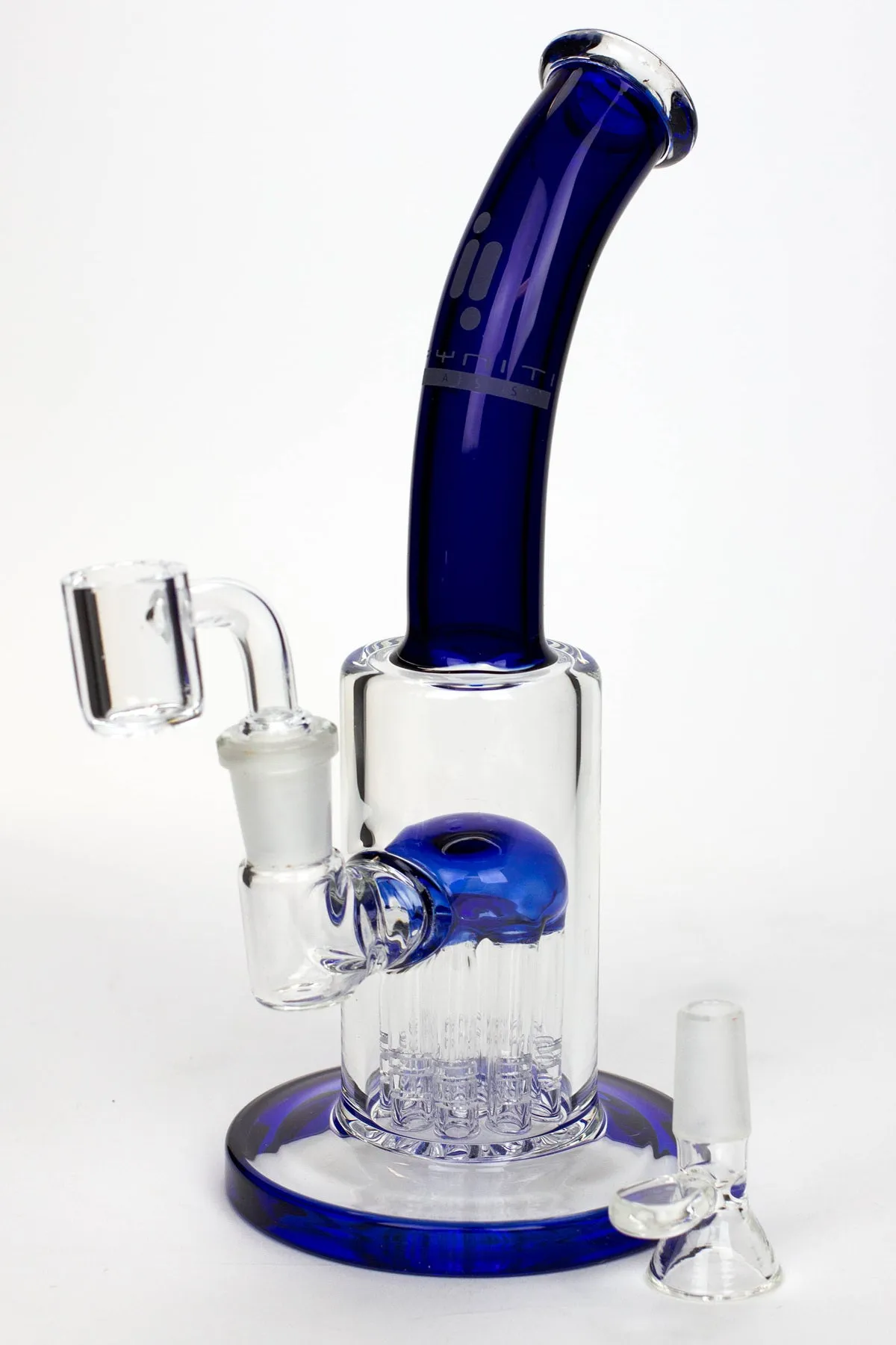 9" Infyniti glass 2-in-1 tree-arm diffuser bubbler