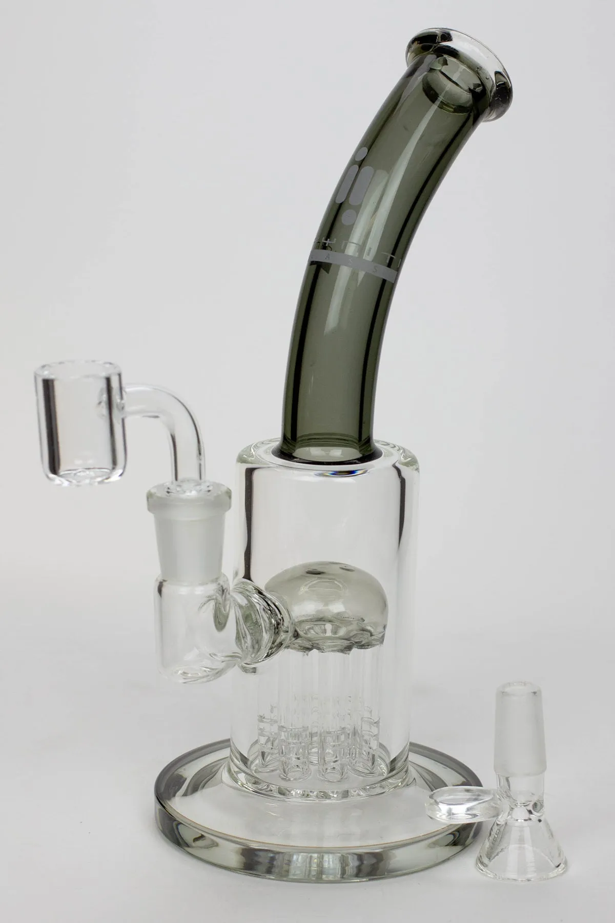 9" Infyniti glass 2-in-1 tree-arm diffuser bubbler