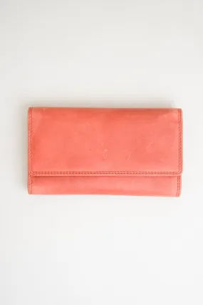 Adrian Klis 105 Ladies Wallet, Light Red, Leather