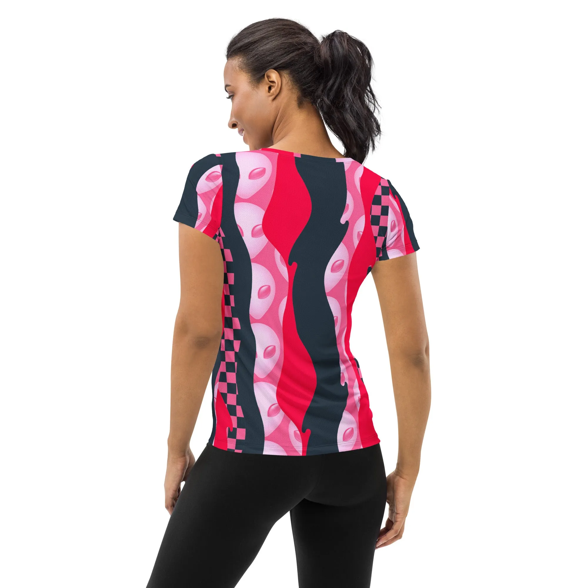 All-Over Print Women's Athletic T-shirt