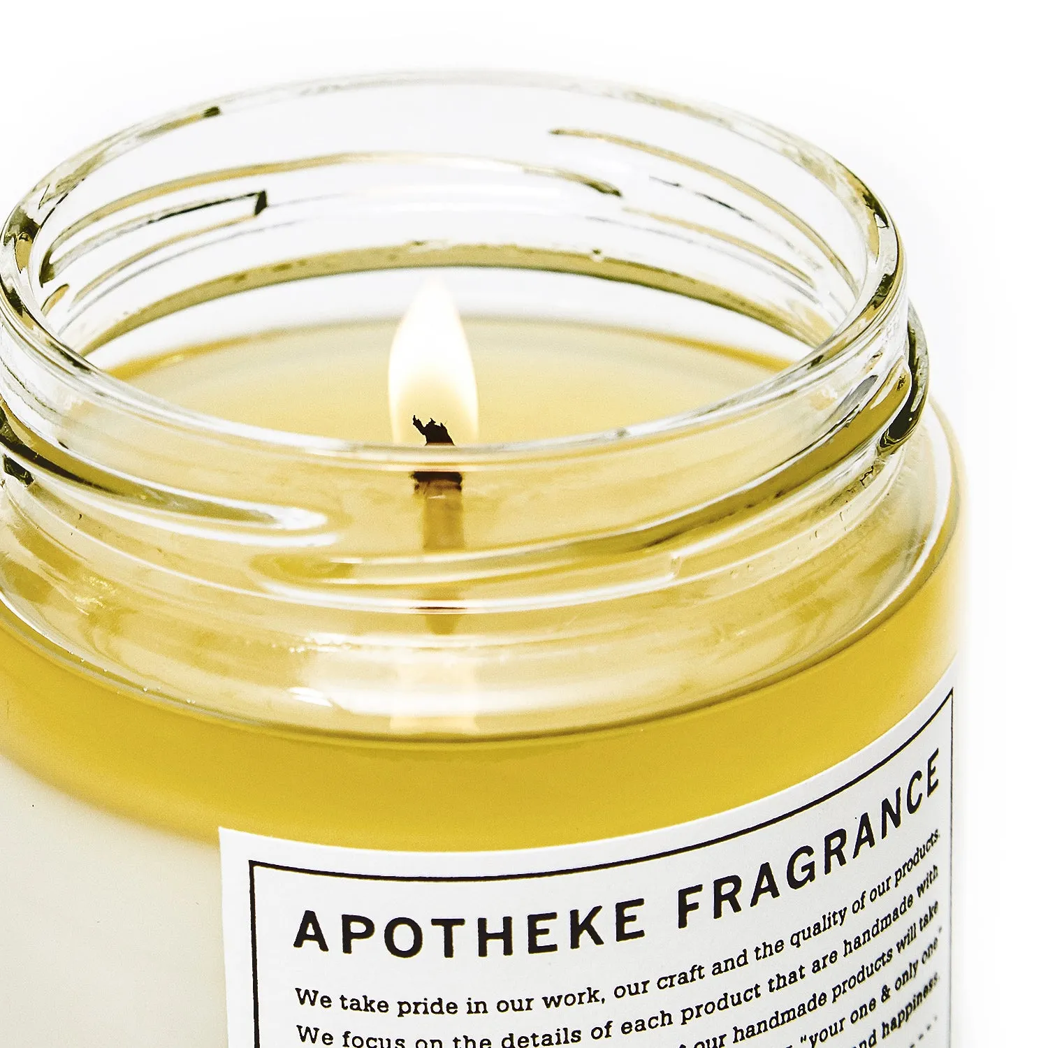 Apotheke Fragrance Glass Jar Candle "Very Special"