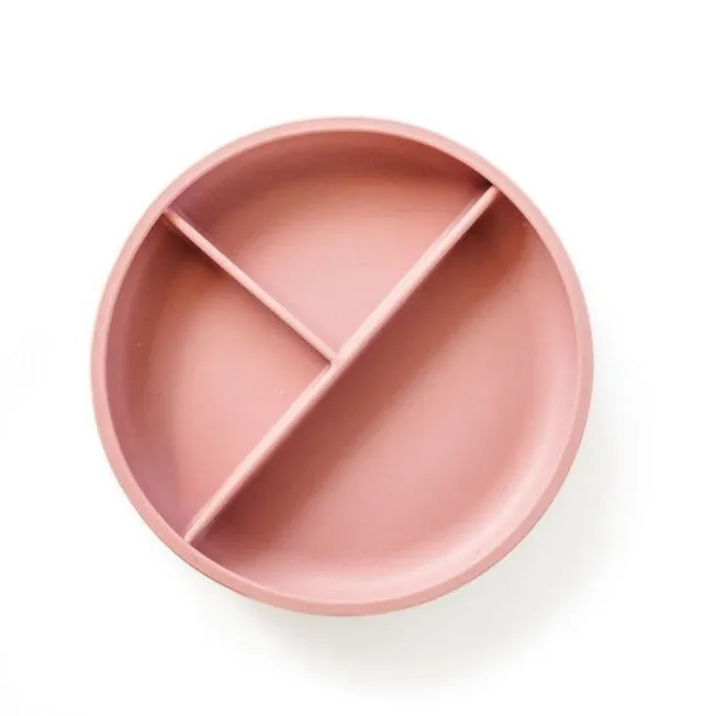 Blush Silicone Suction Plate