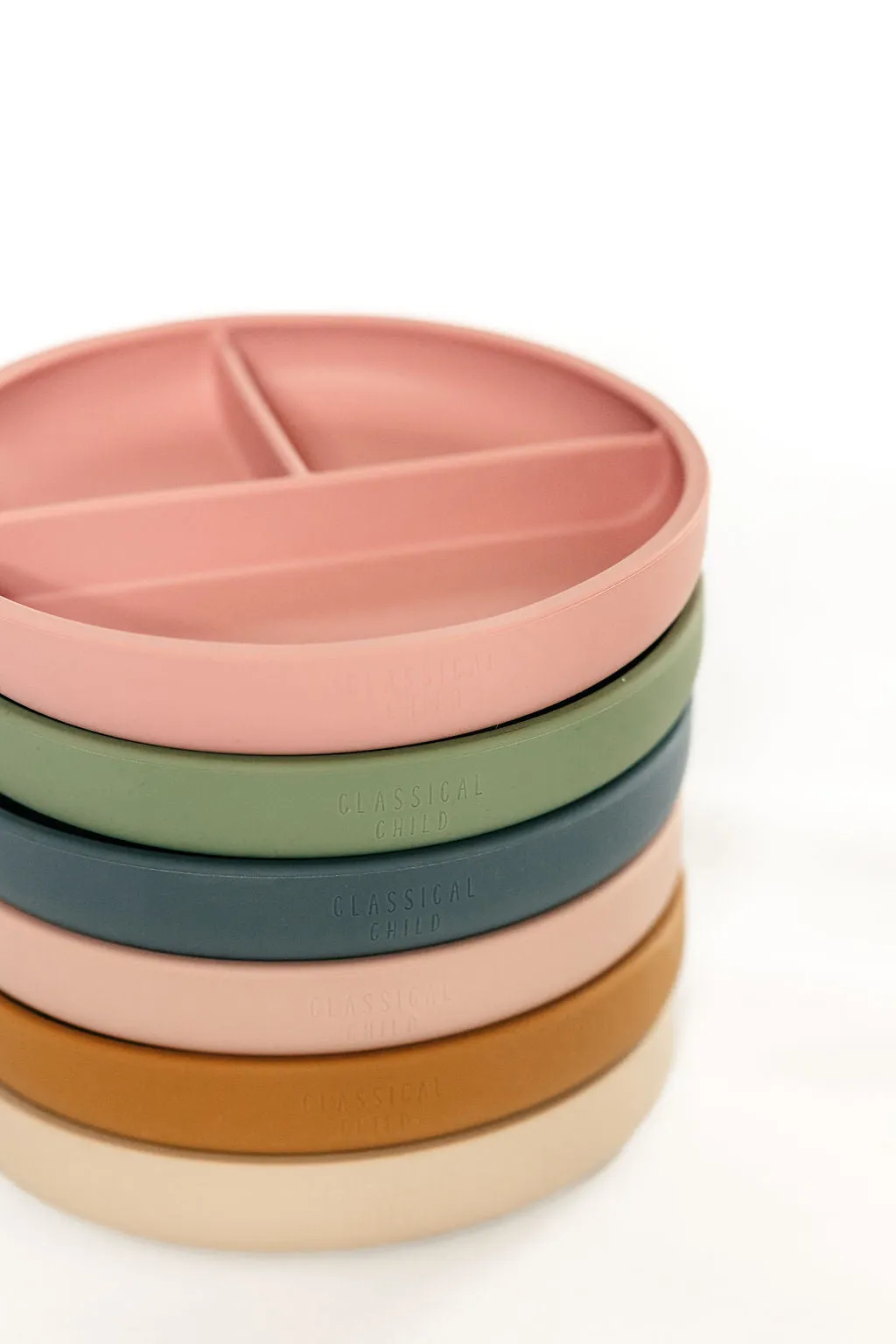 Blush Silicone Suction Plate