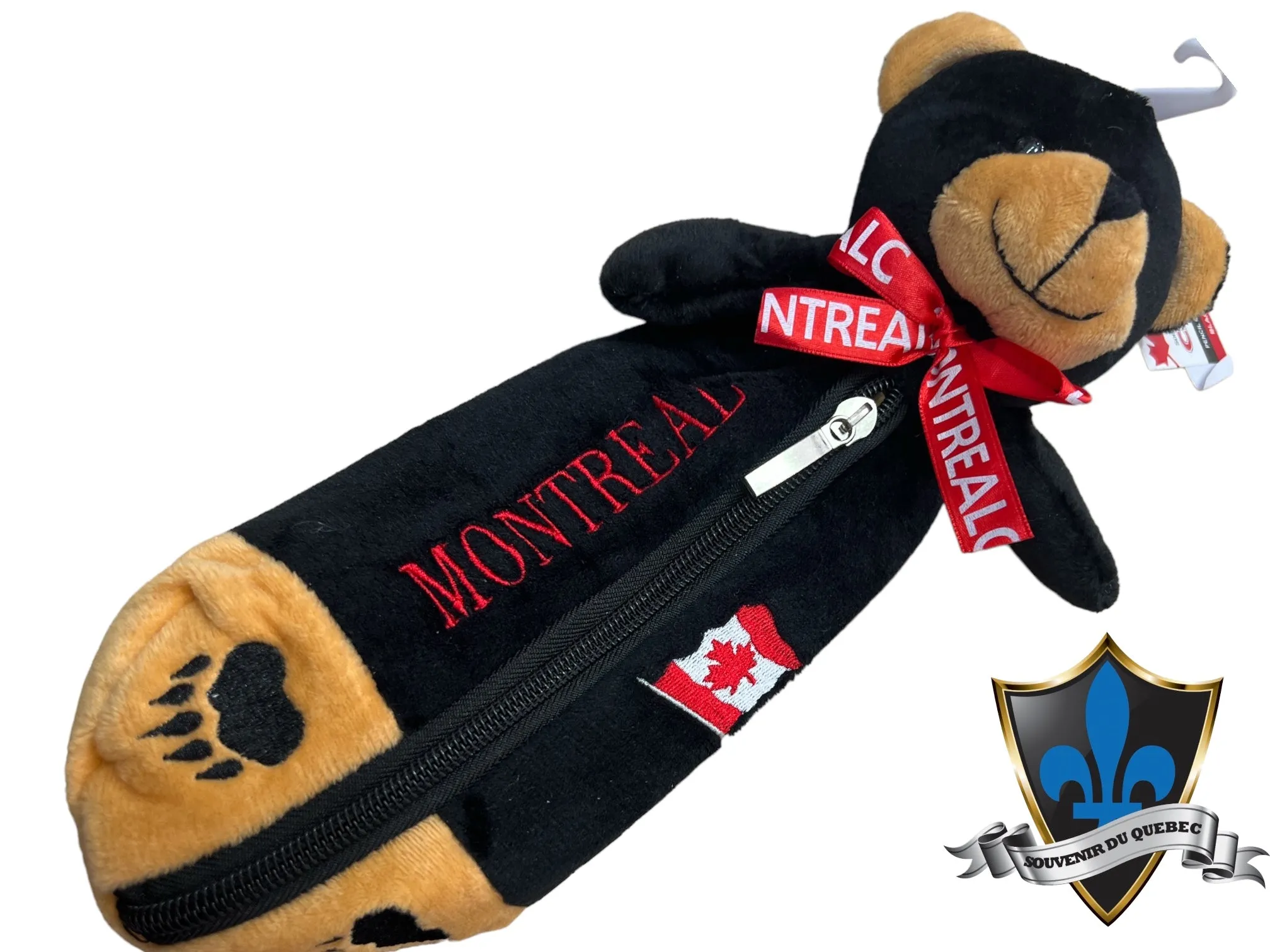 Canadian Bear Plush Pencil Case