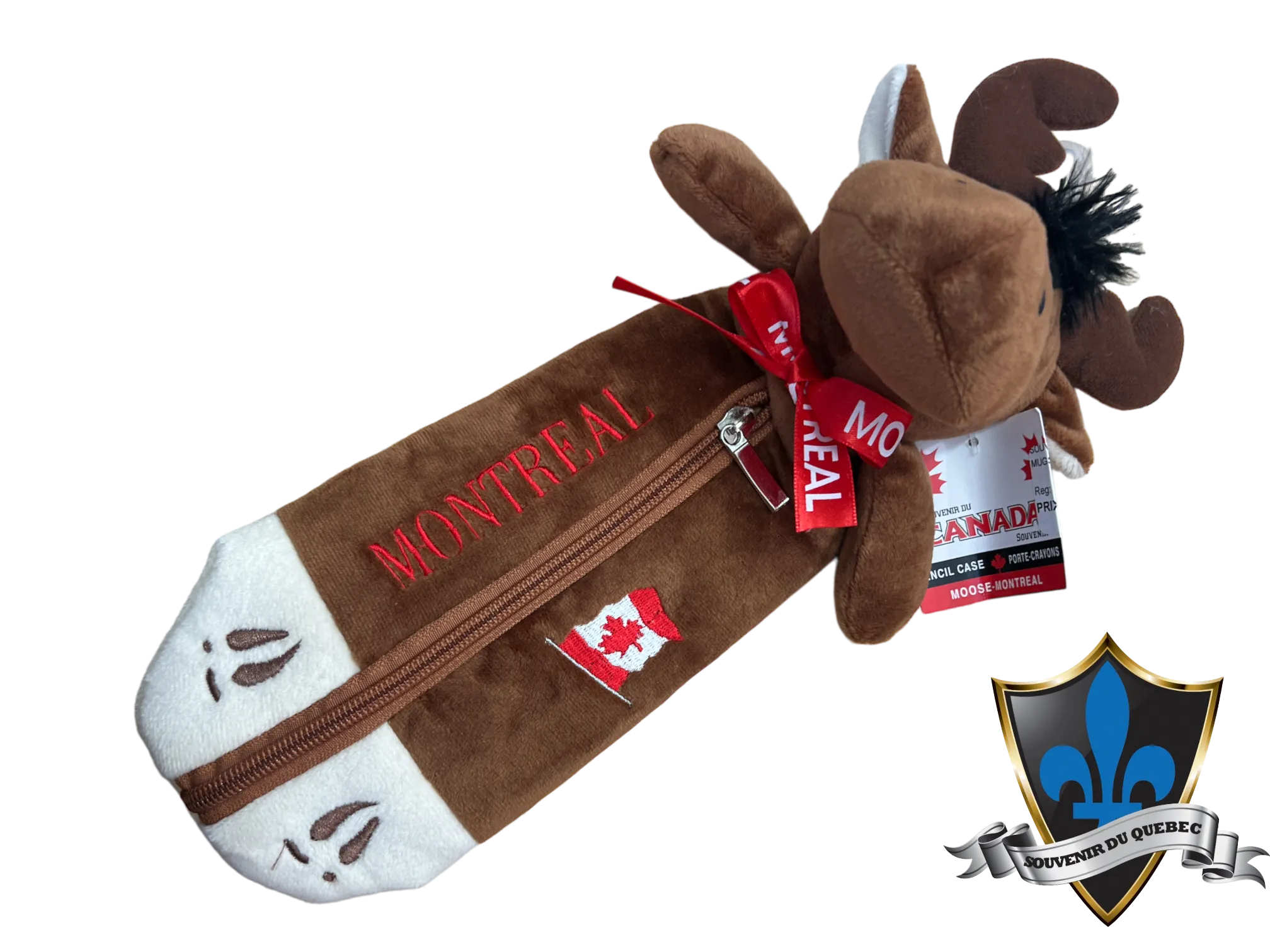 Canadian Moose Plush Pencil Case