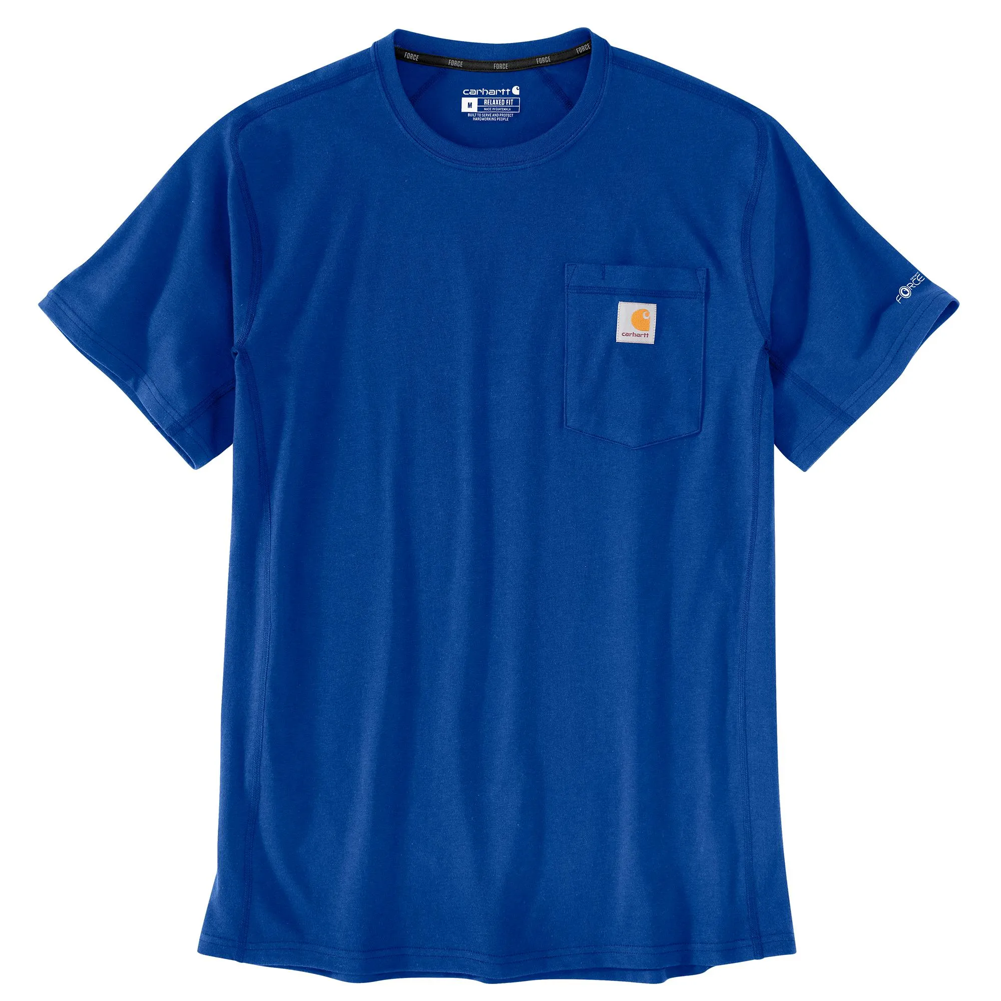 Carhartt Men's Force® Relaxed Fit Midweight Short Sleeve Pocket Tee_Glass Blue