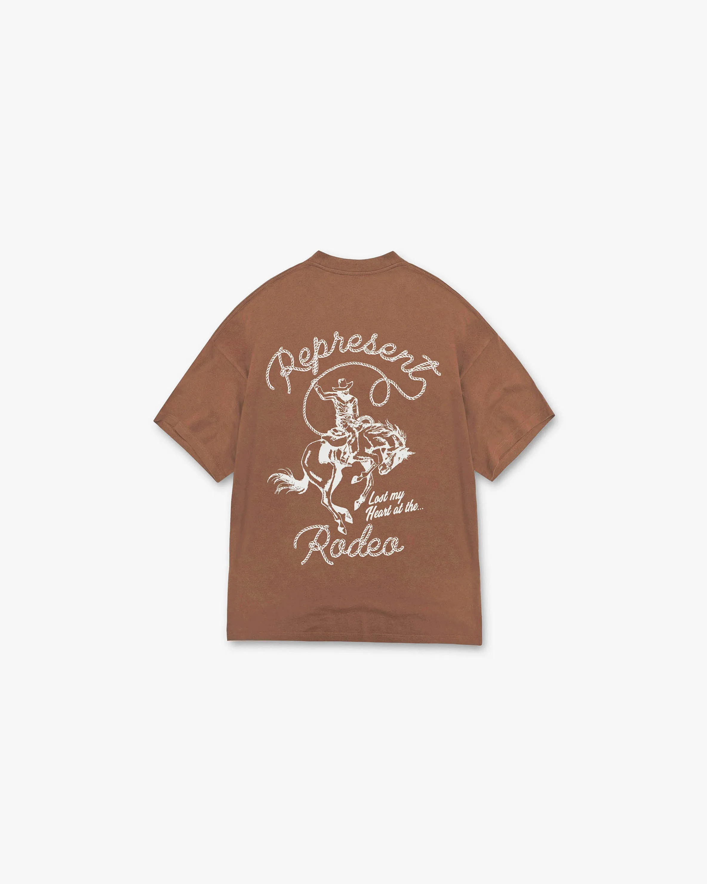 Chain Stitch Rodeo T-Shirt - Vintage Brown