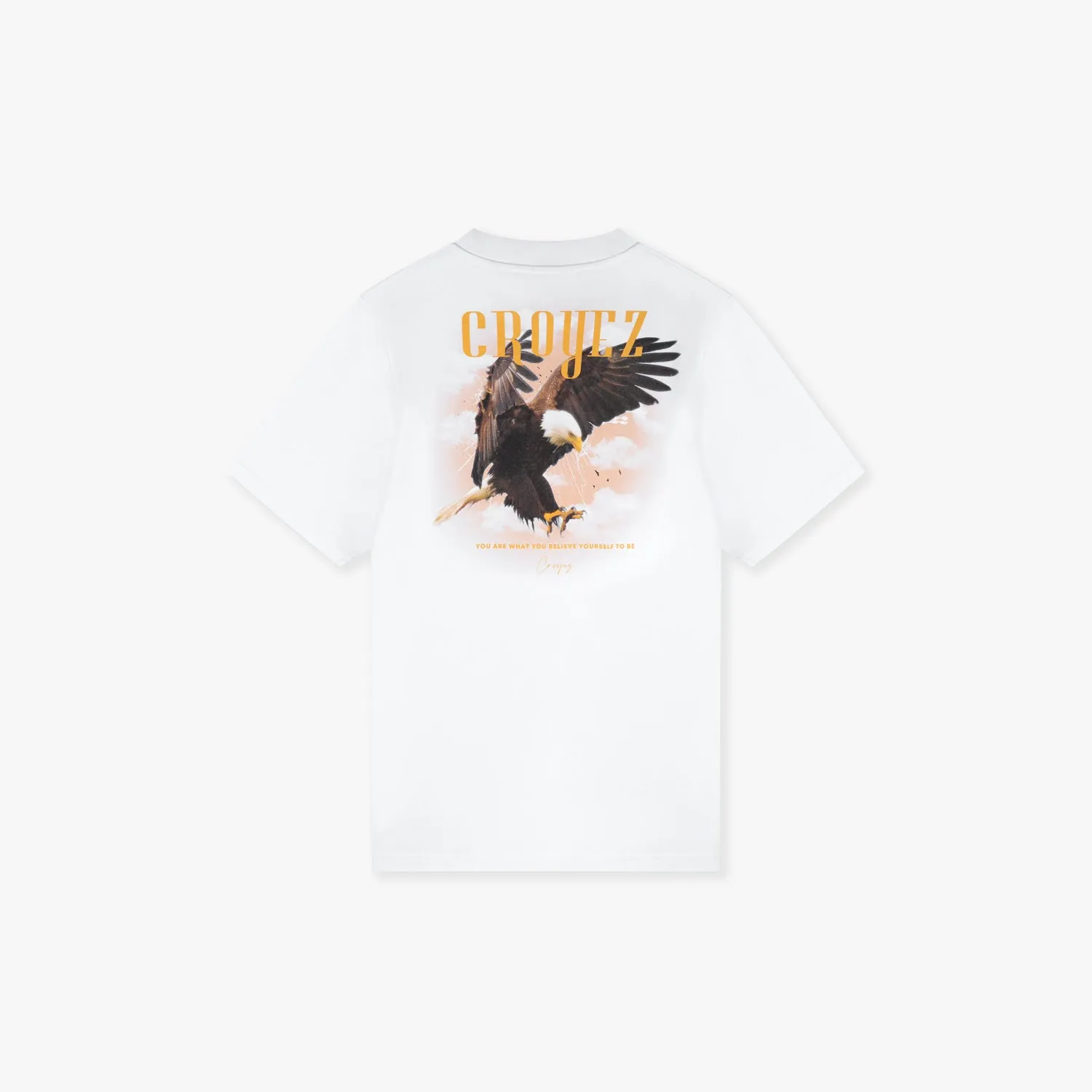 CROYEZ EAGLE T-SHIRT V2 - WHITE/ORANGE