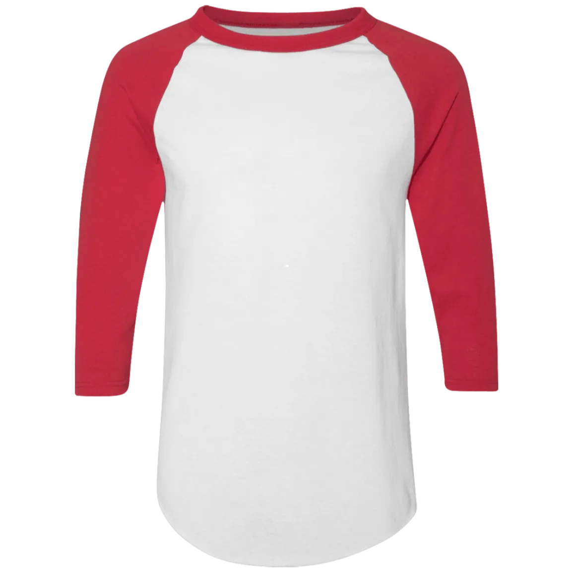 Customizable 3/4 Sleeve Raglan Holiday T-shirts