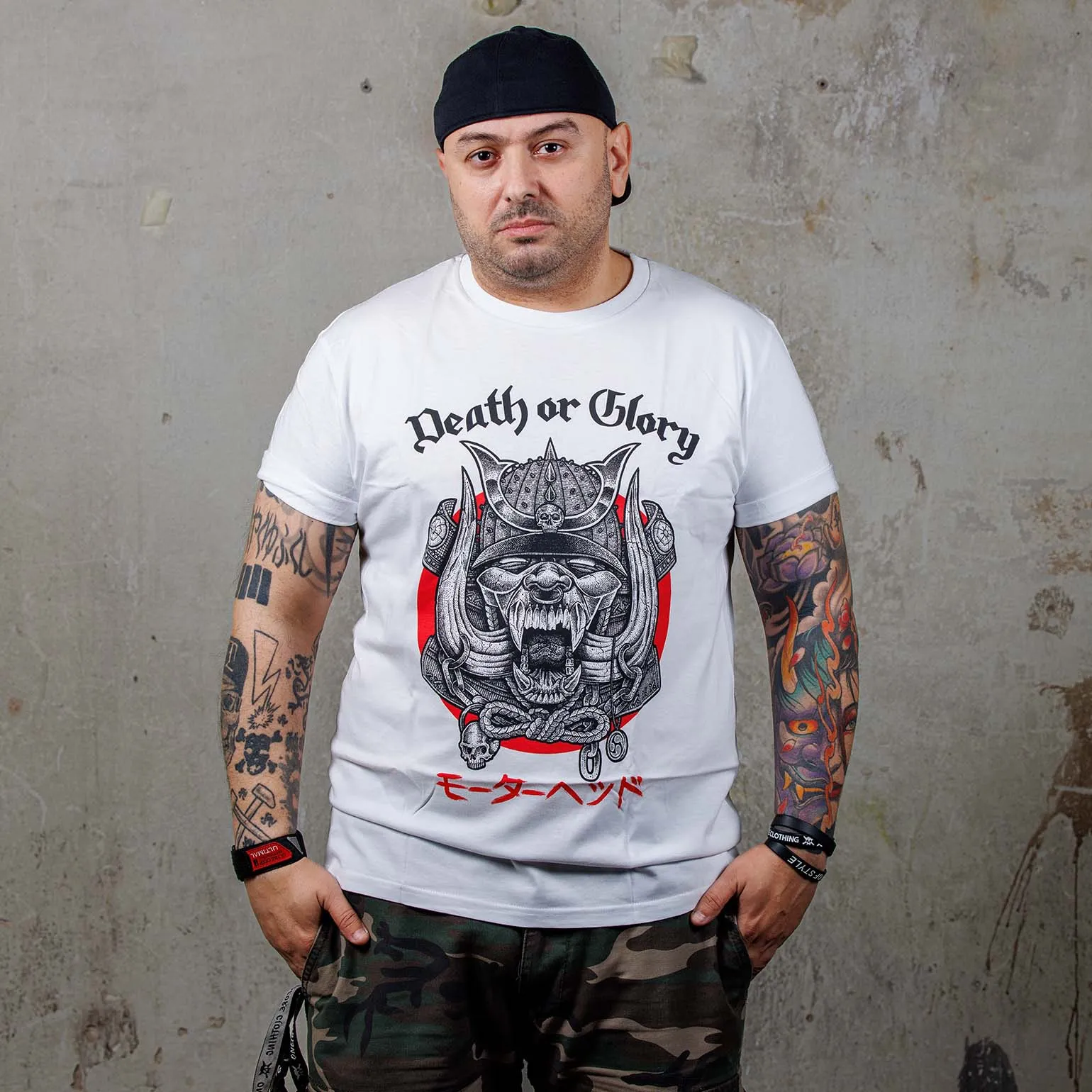 Death or Glory T-Shirt (White/Organic Cotton)