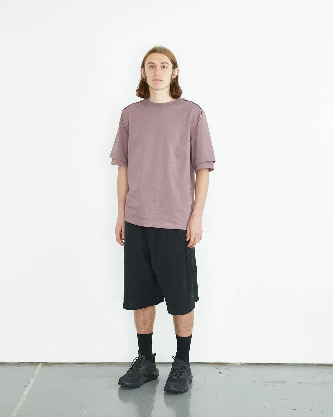 Dual Sleeve T-Shirt - Flint