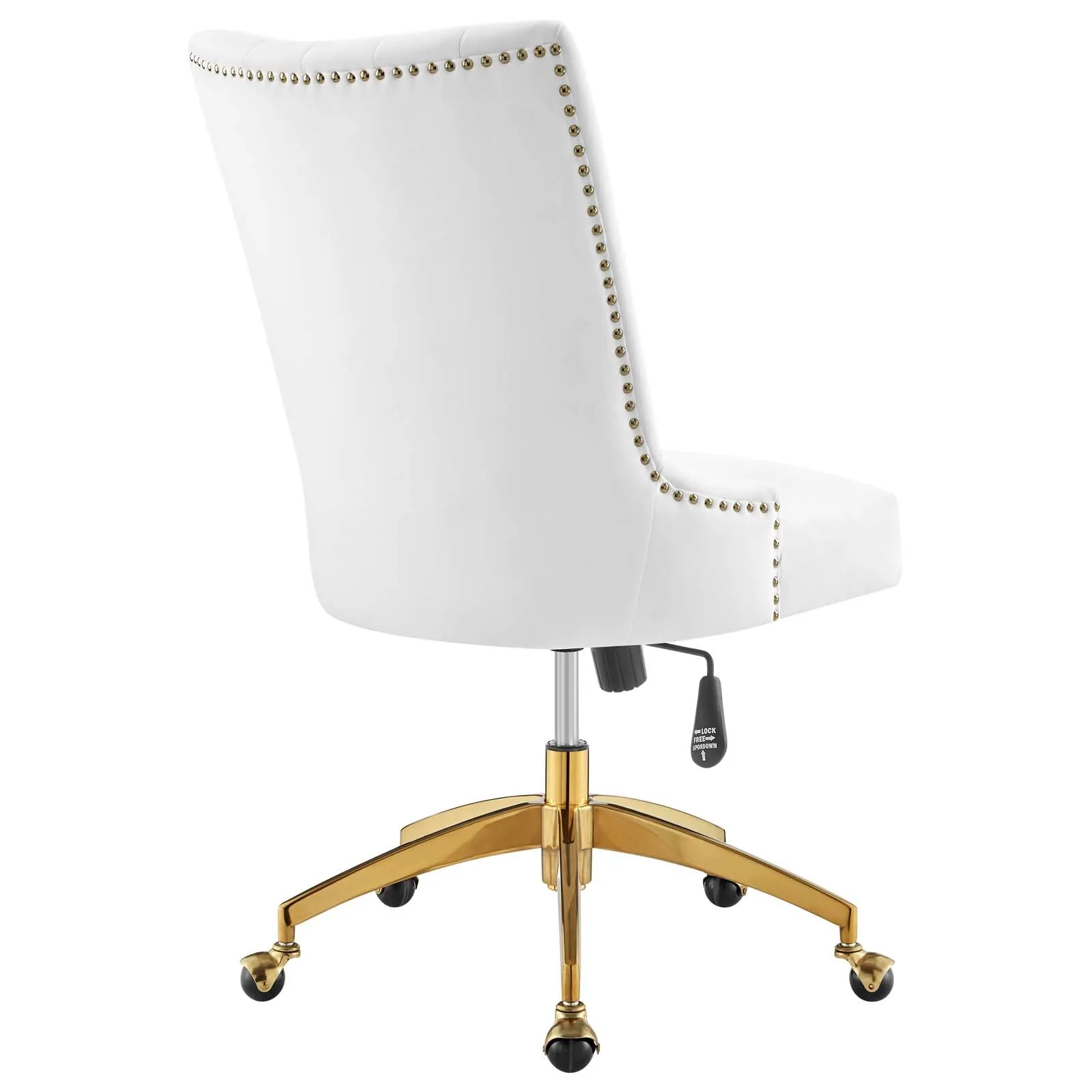 Empower Channel Tufted Performance Velvet Office Chair