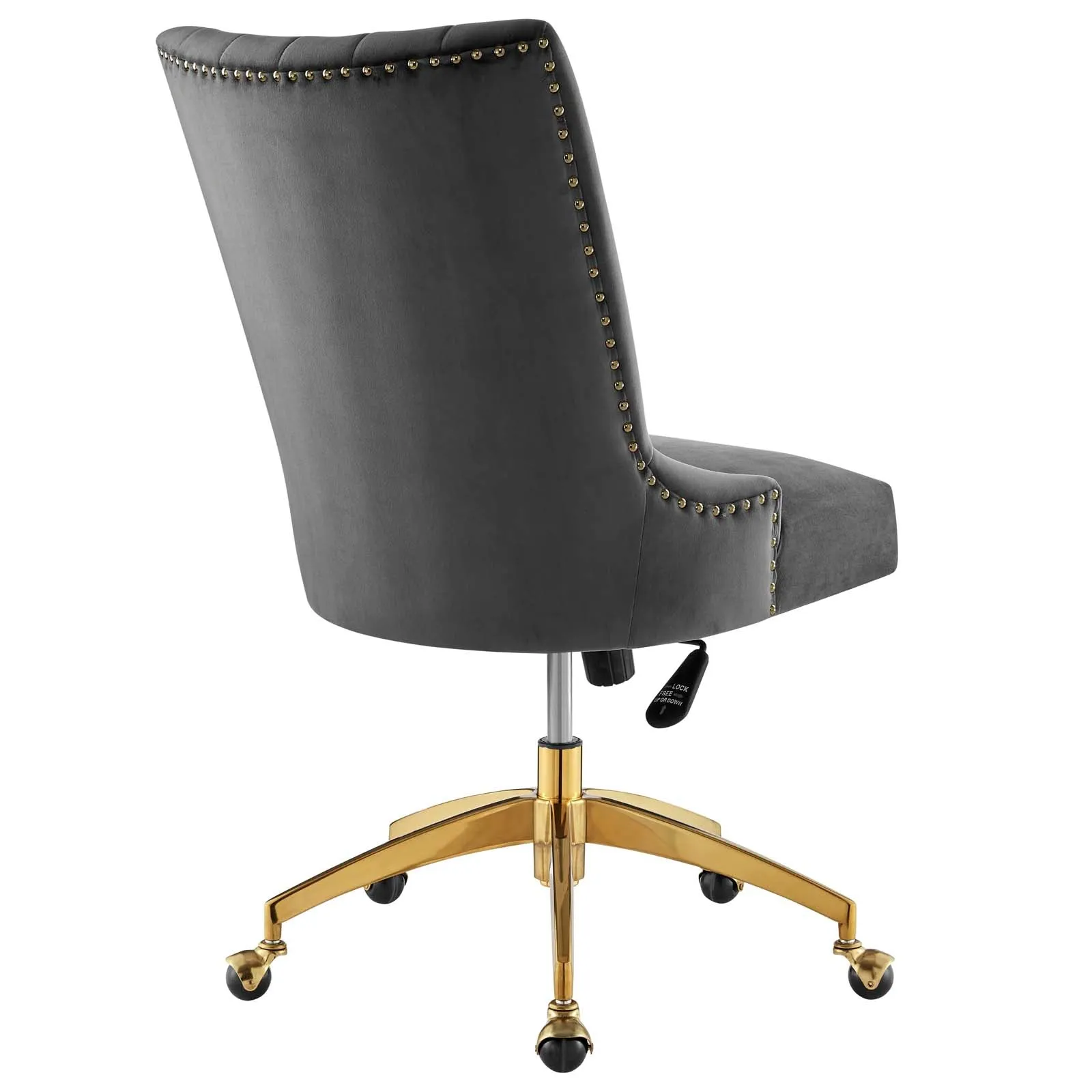 Empower Channel Tufted Performance Velvet Office Chair