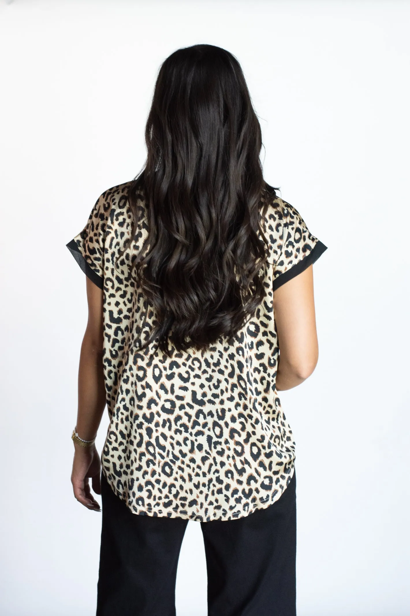 In The Spotlight Leopard V-Neck Top