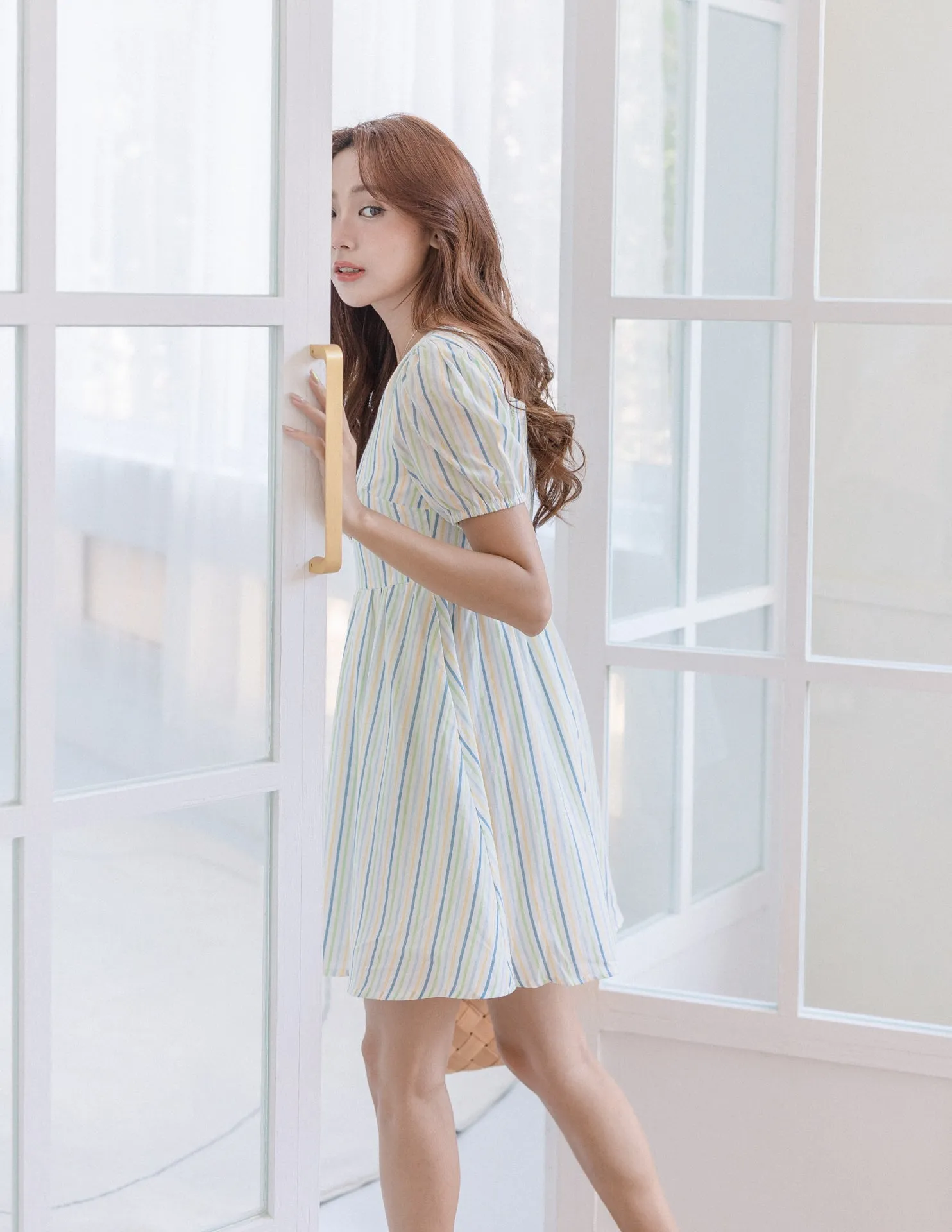 Iris Dress in Stripes