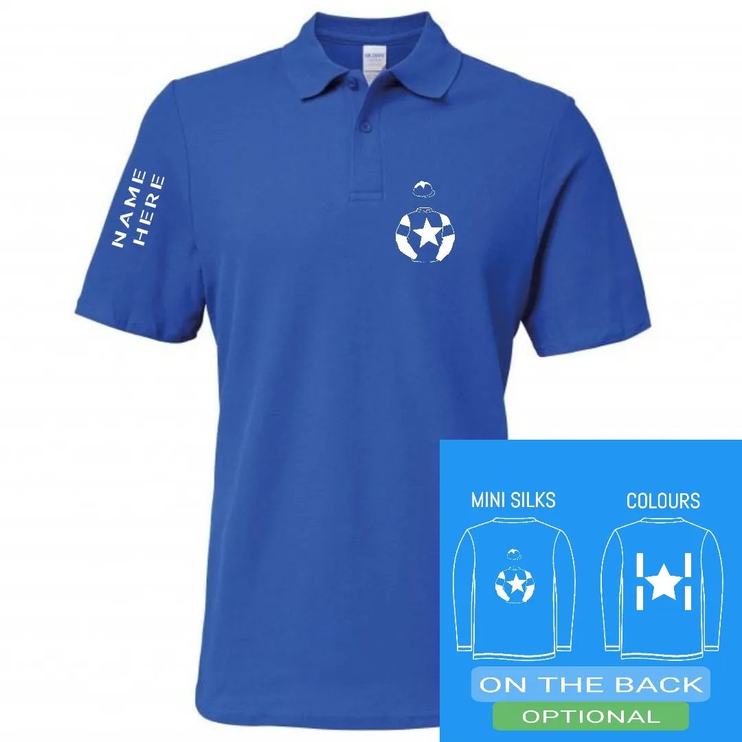 James Burchell Horse Racing Custom Polo Shirt