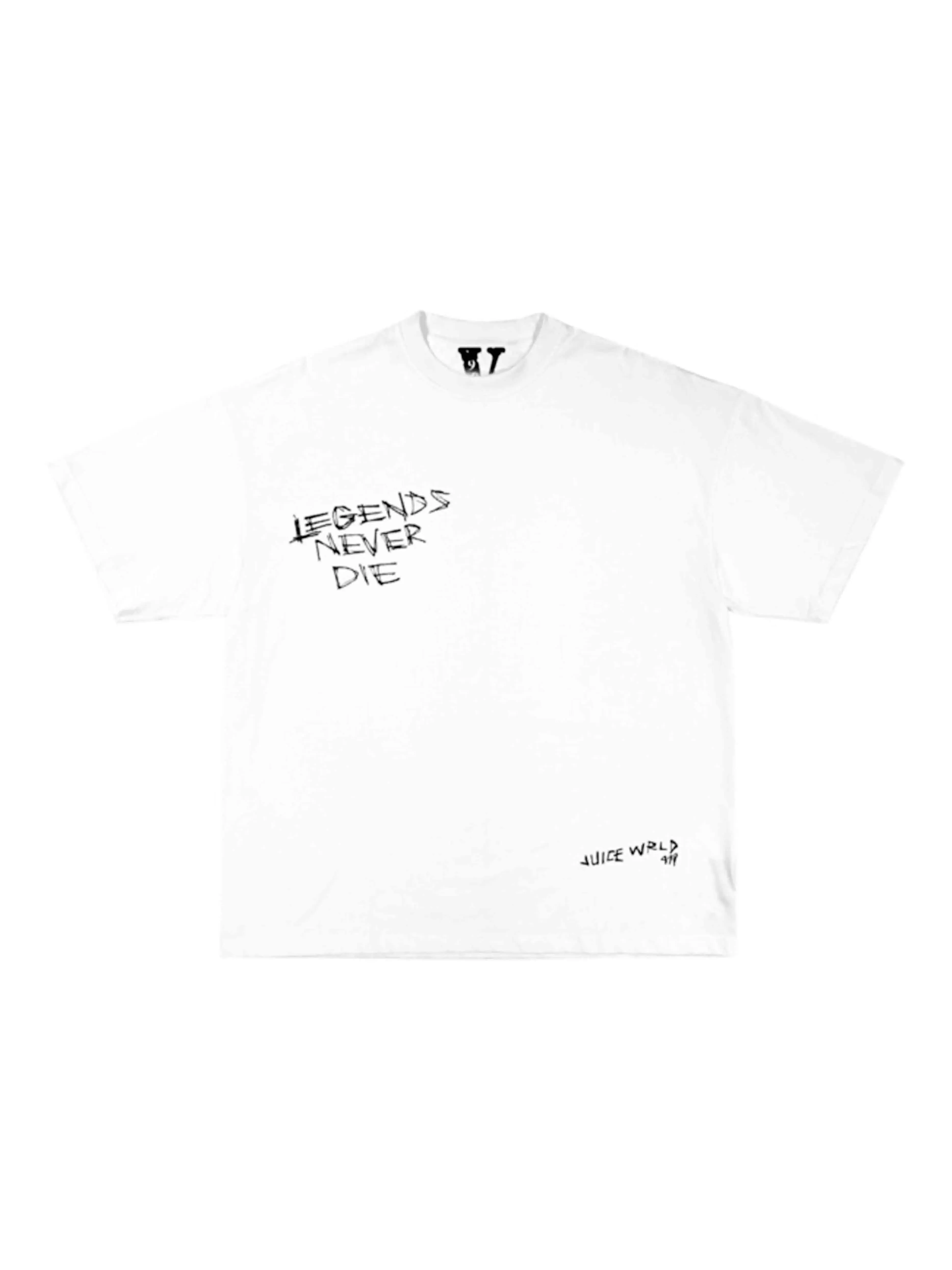 Juice Wrld x Vlone Legends Never Die T-Shirt White [SS20]