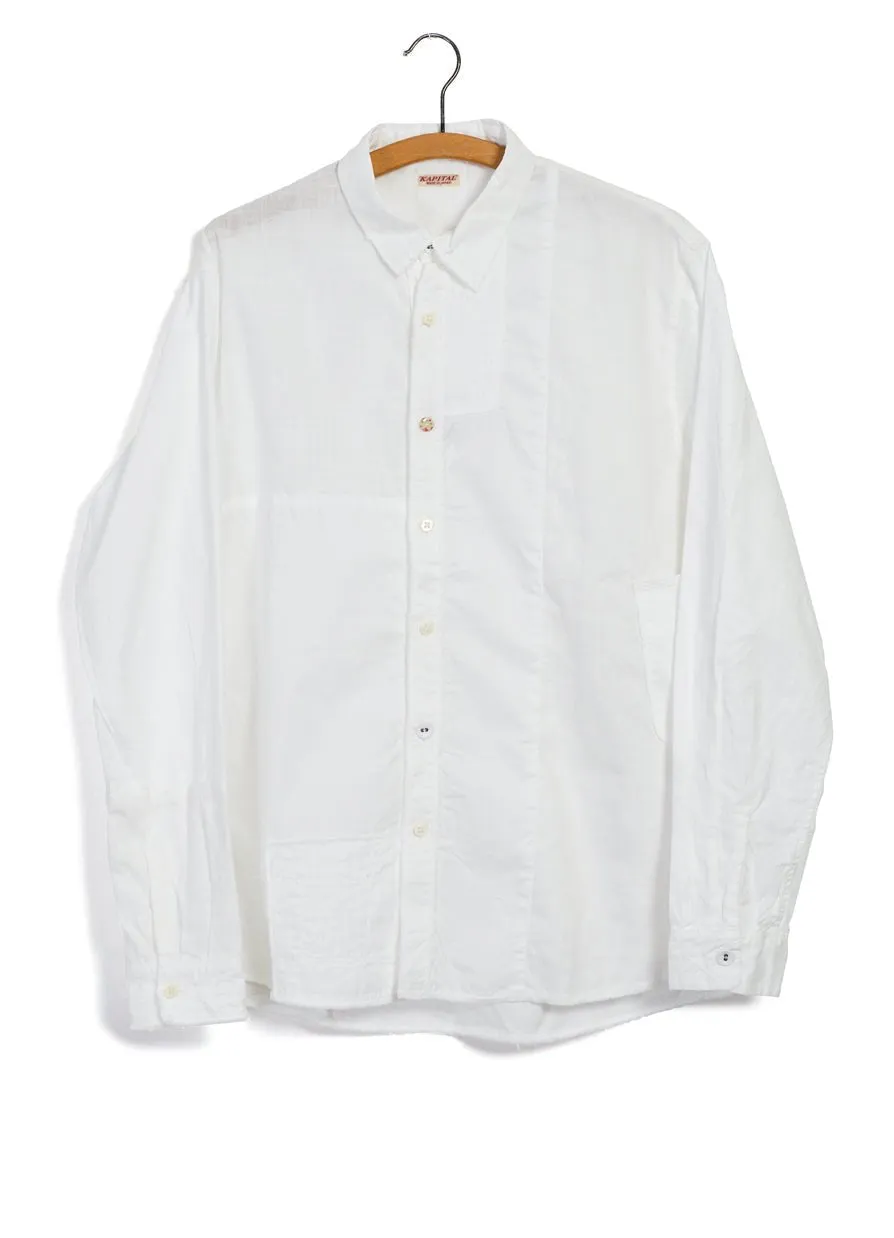 KATMANDU | Patch Shirt | White