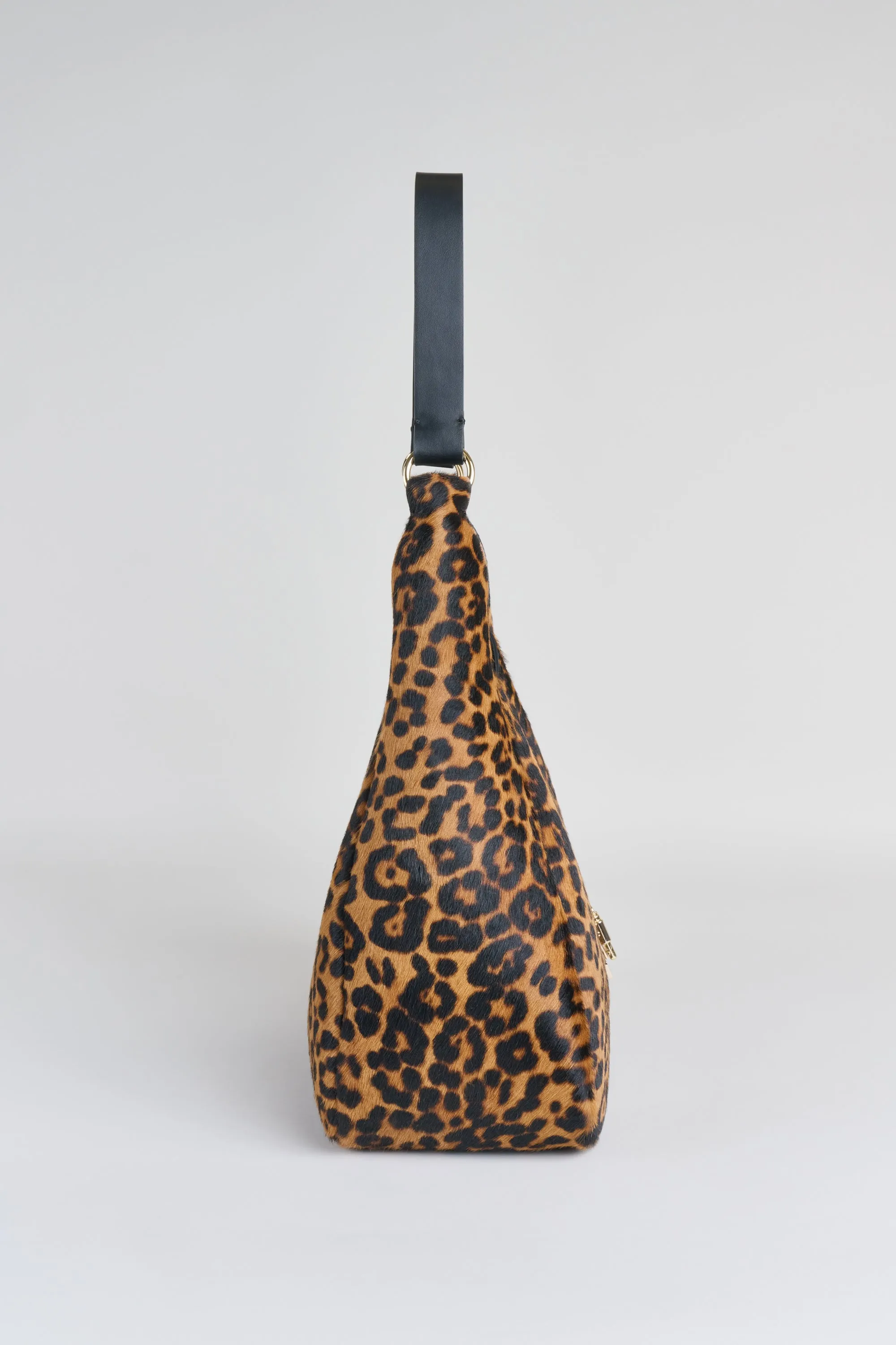 Leopard Calf Hair Hobo Bag