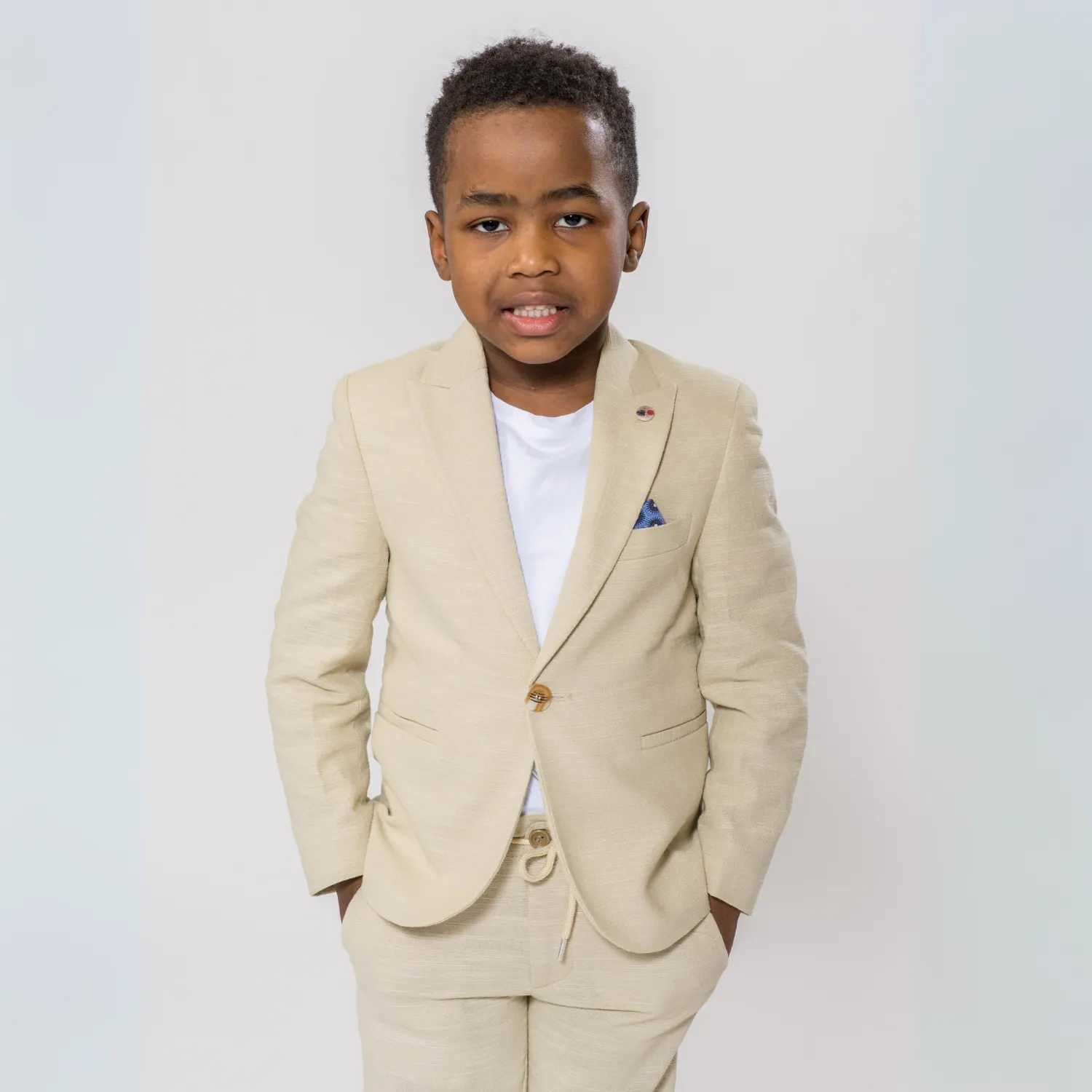 Linen Leo Boys Cool Suit