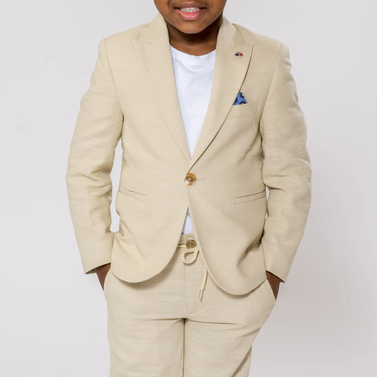 Linen Leo Boys Cool Suit