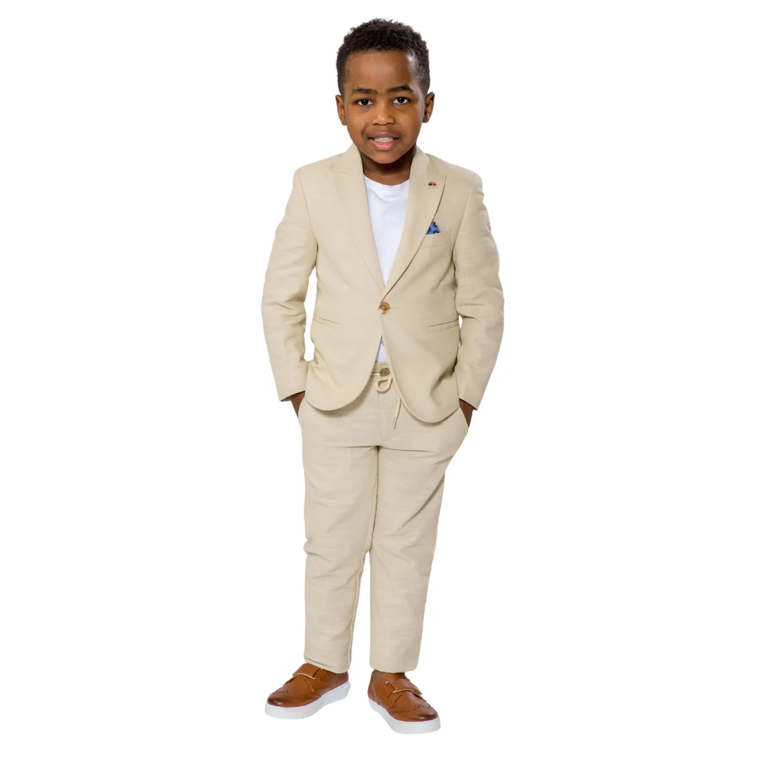 Linen Leo Boys Cool Suit