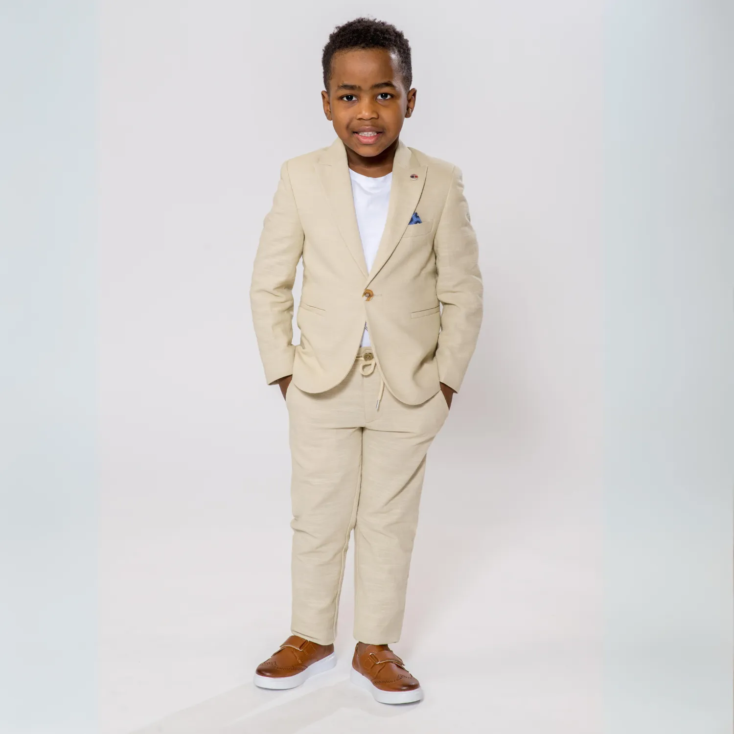 Linen Leo Boys Cool Suit