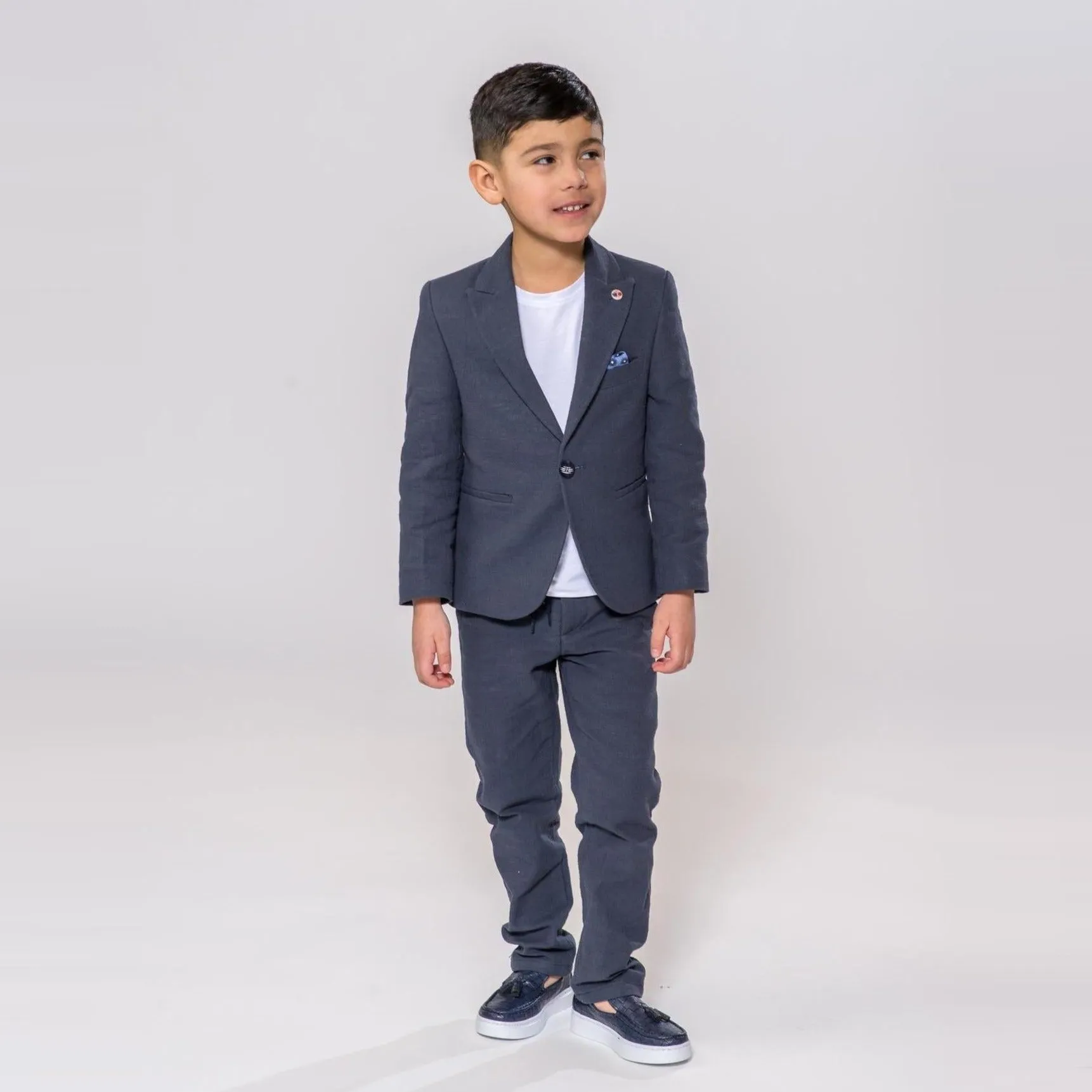 Linen Leo Boys Cool Suit