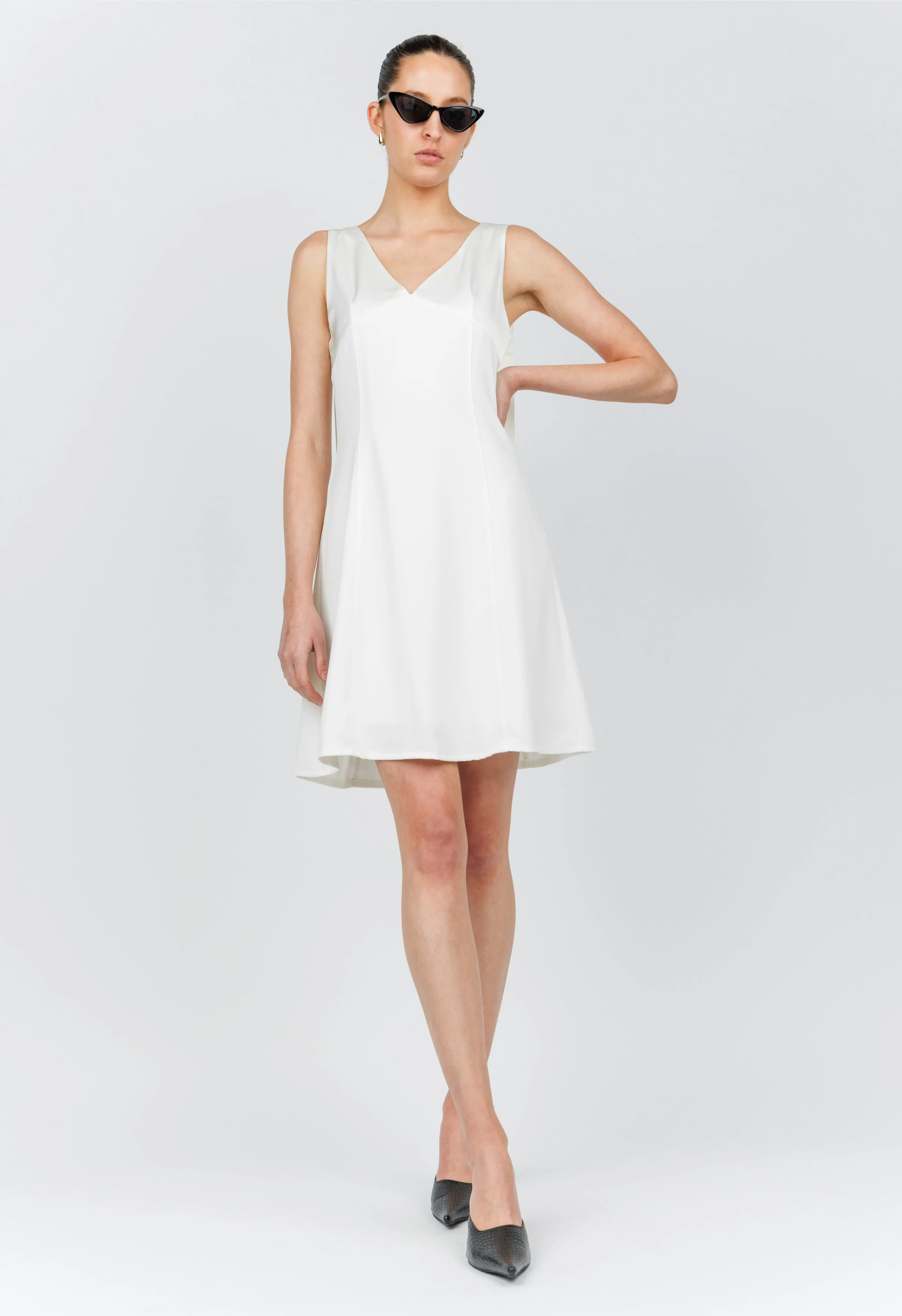 Marilyn Dress in Ivory