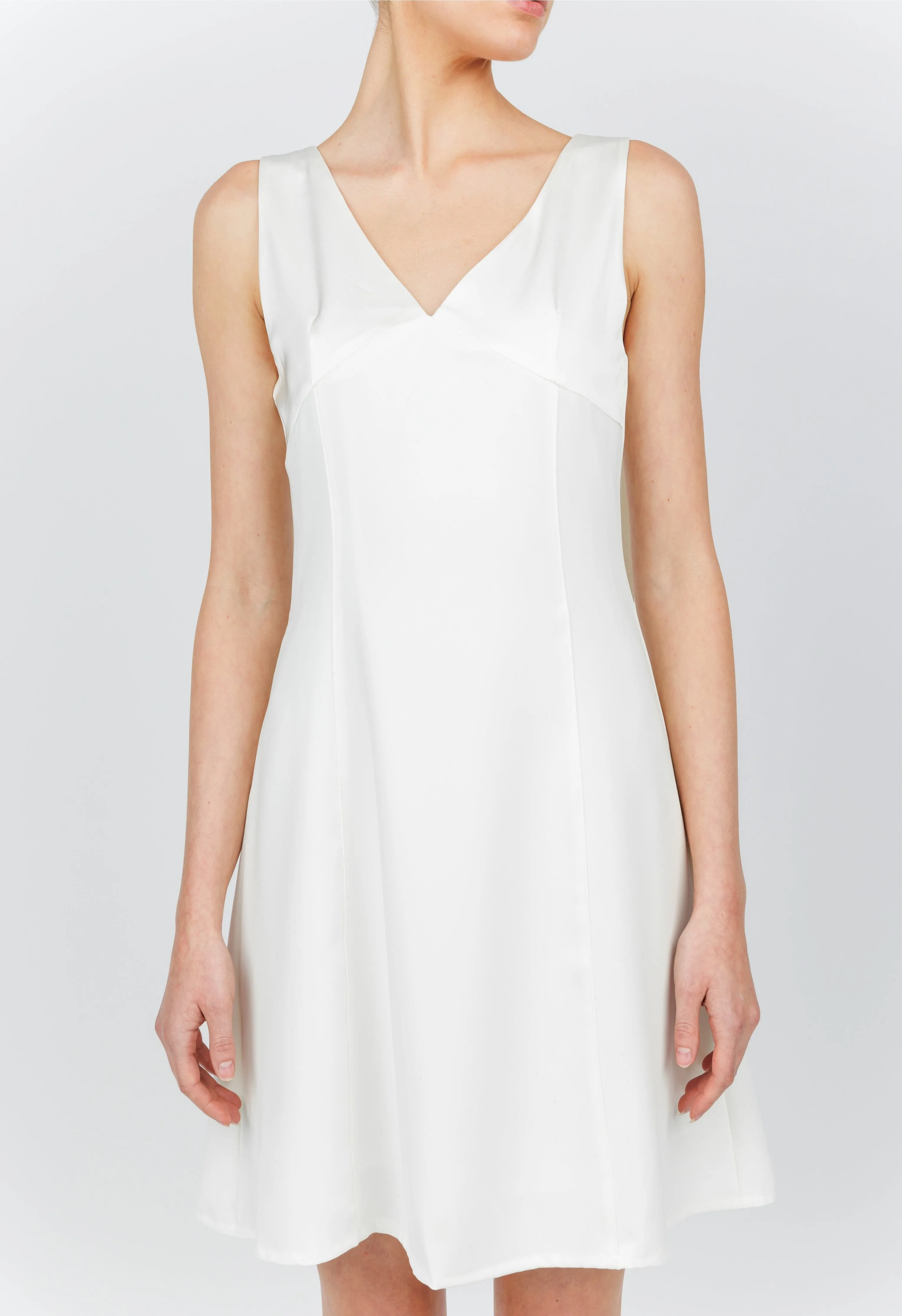 Marilyn Dress in Ivory