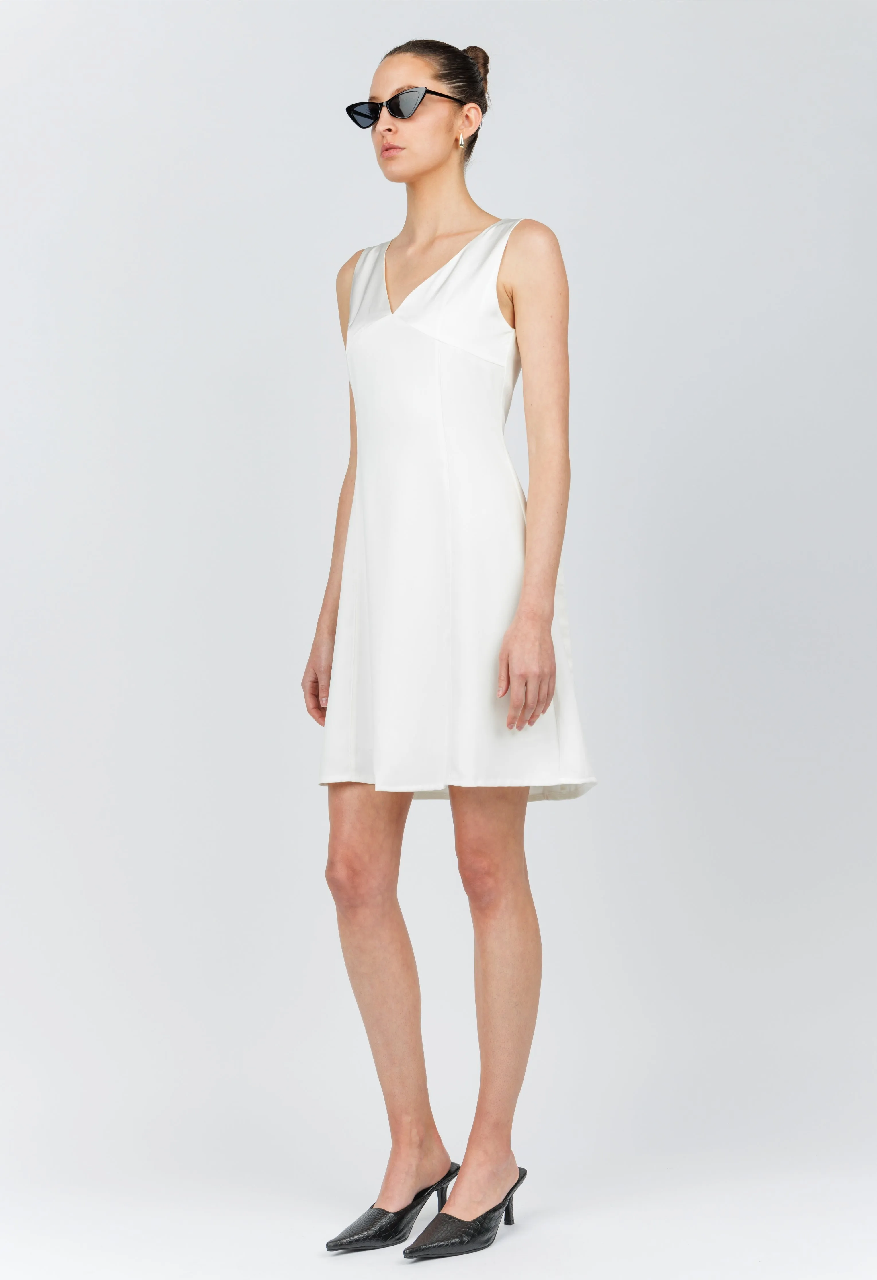 Marilyn Dress in Ivory