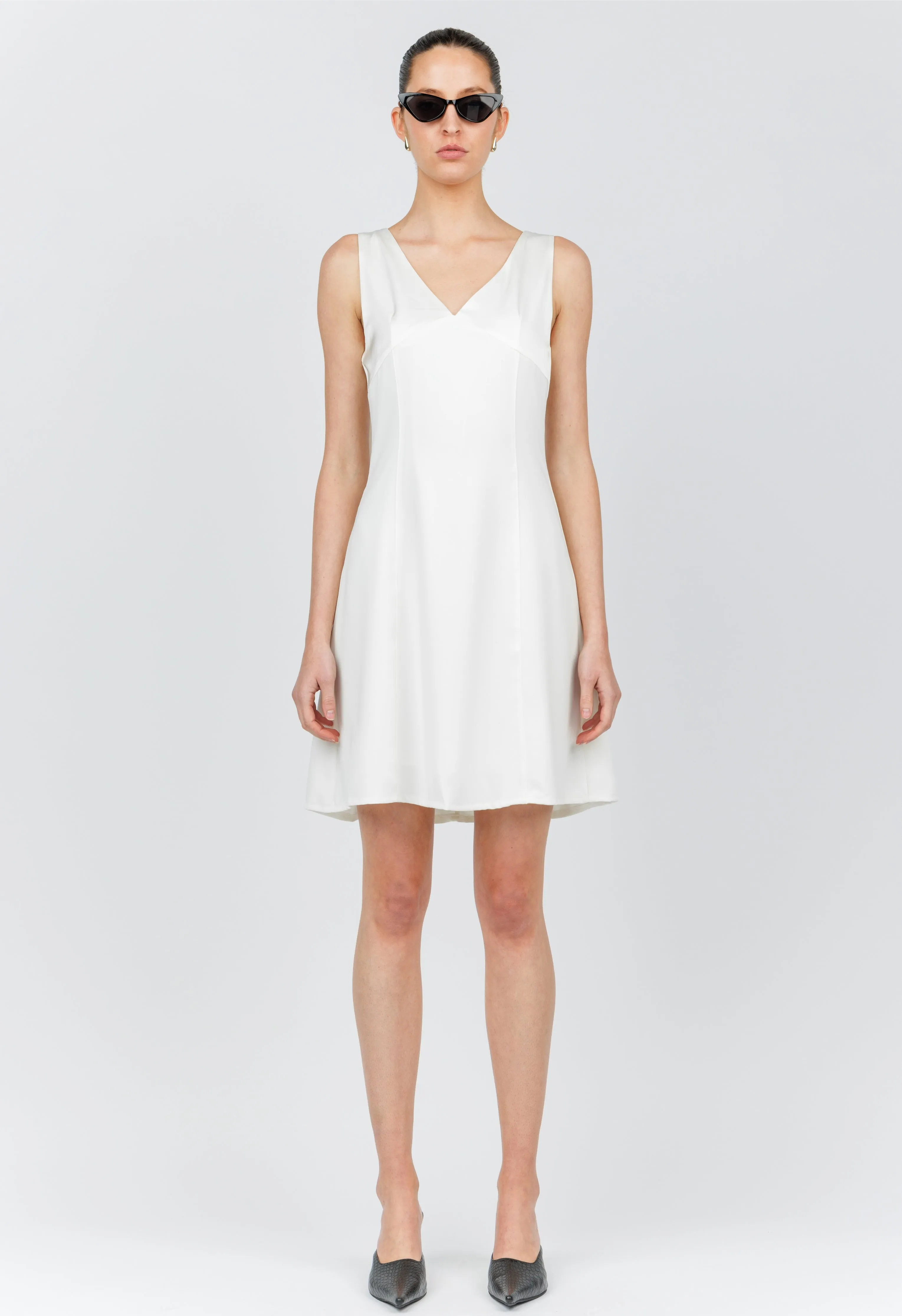 Marilyn Dress in Ivory