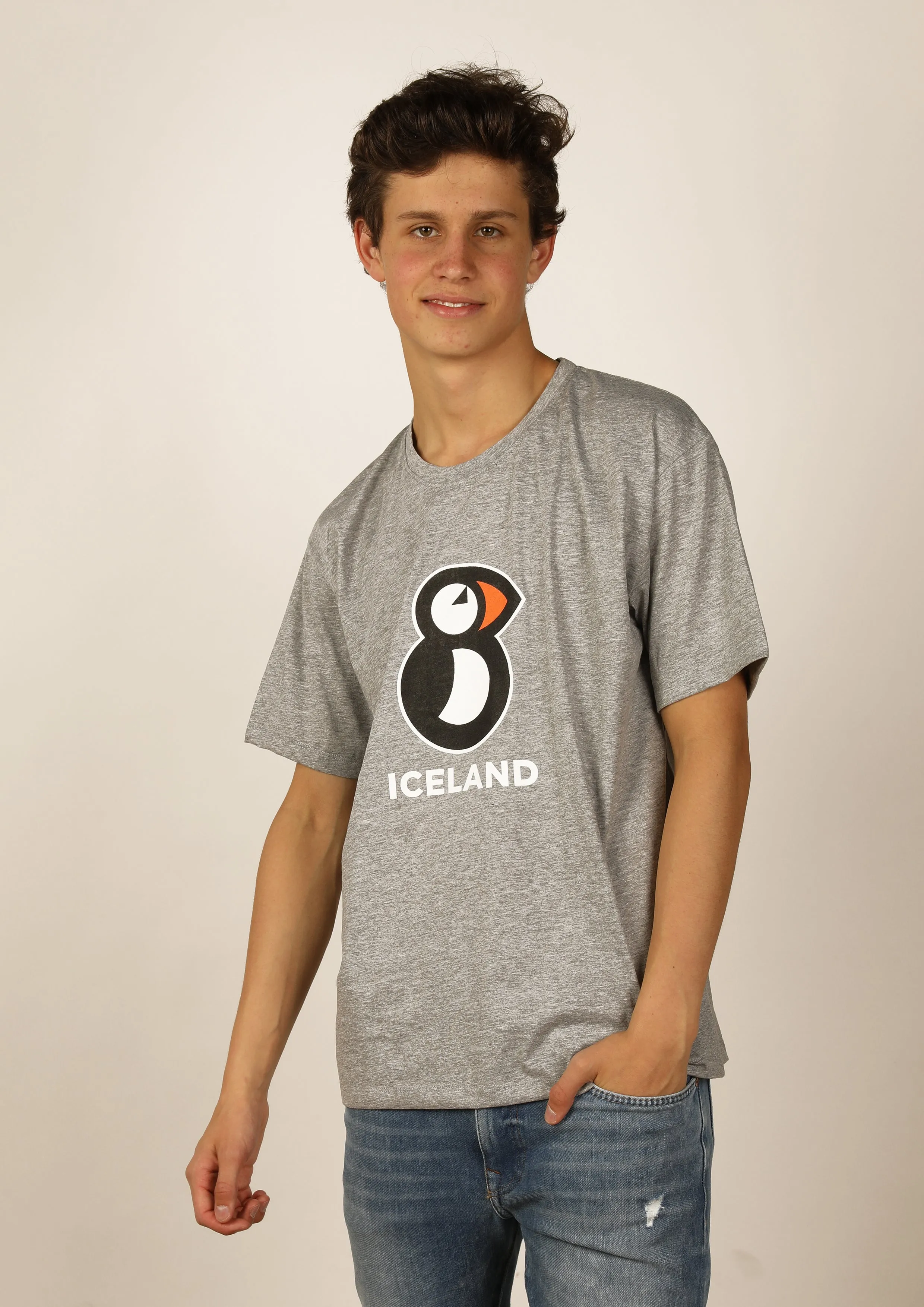 Men's Iceland T-shirt Puffin