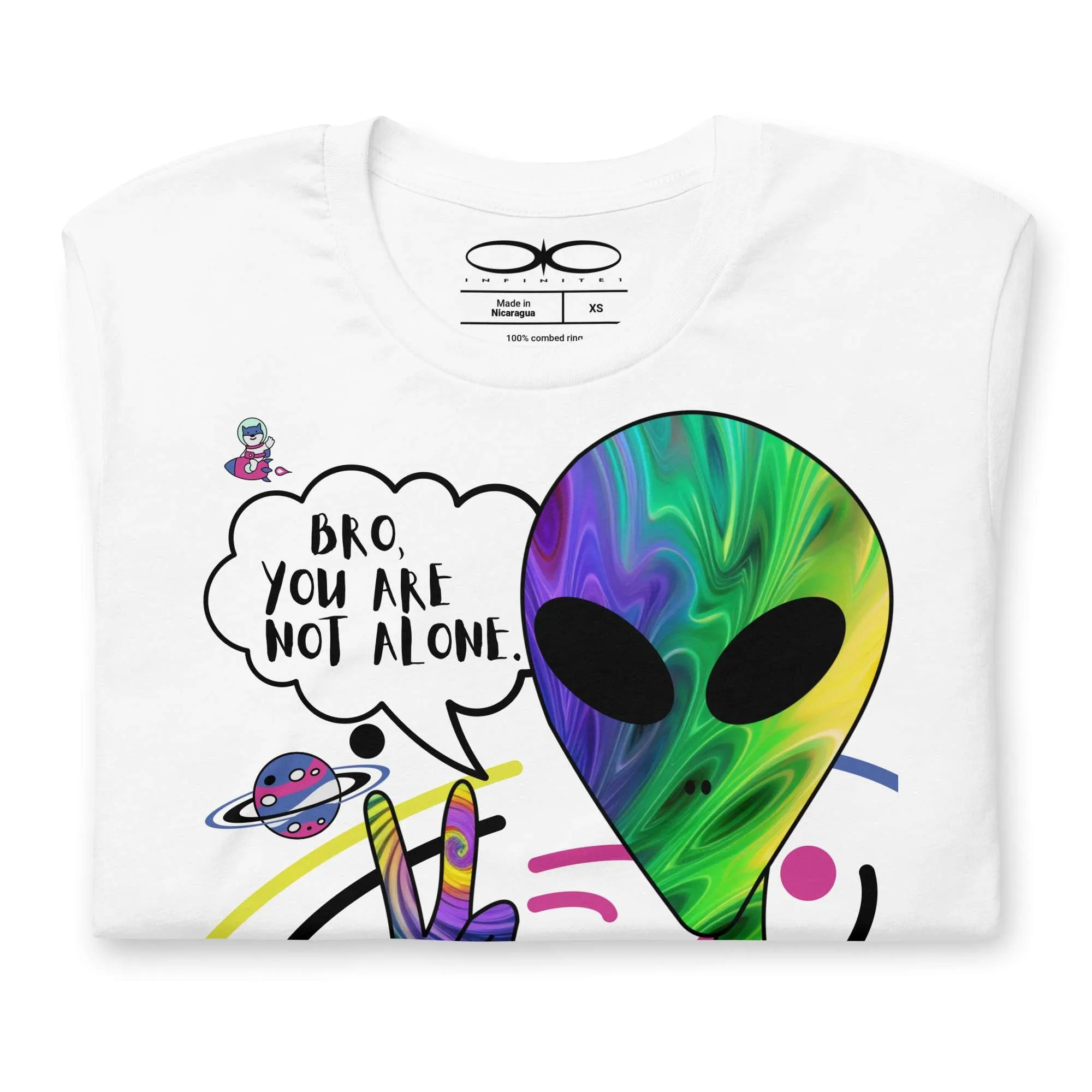 Men's Peace Alien Graphic Tee