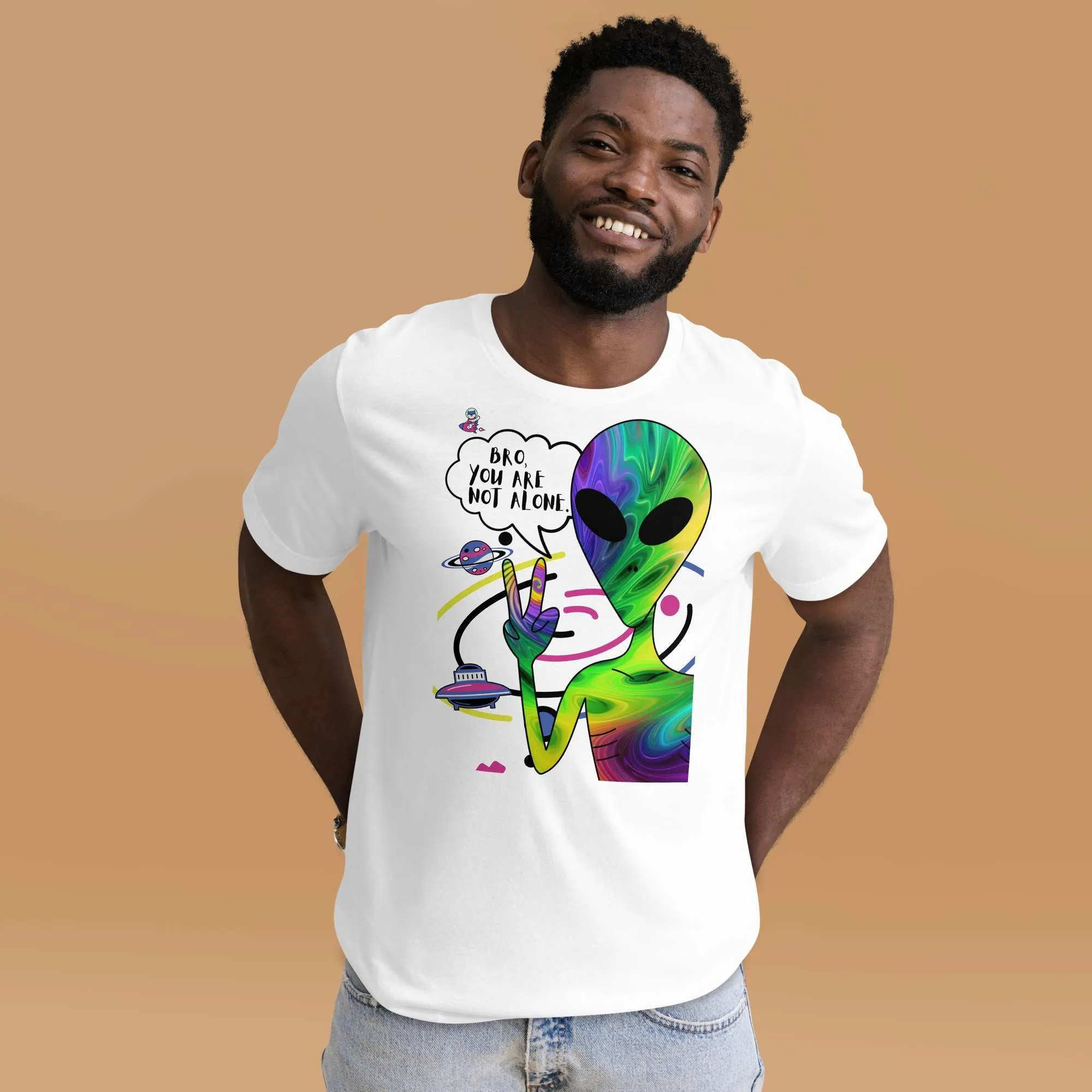 Men's Peace Alien Graphic Tee