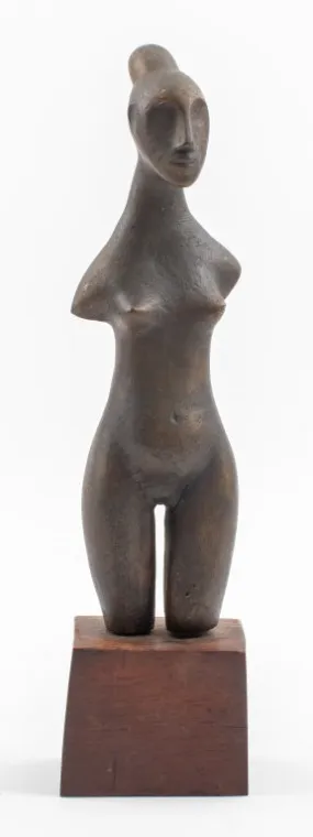 Modern Bronze Female Nude Sculpture