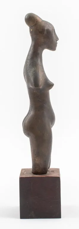 Modern Bronze Female Nude Sculpture