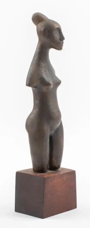 Modern Bronze Female Nude Sculpture