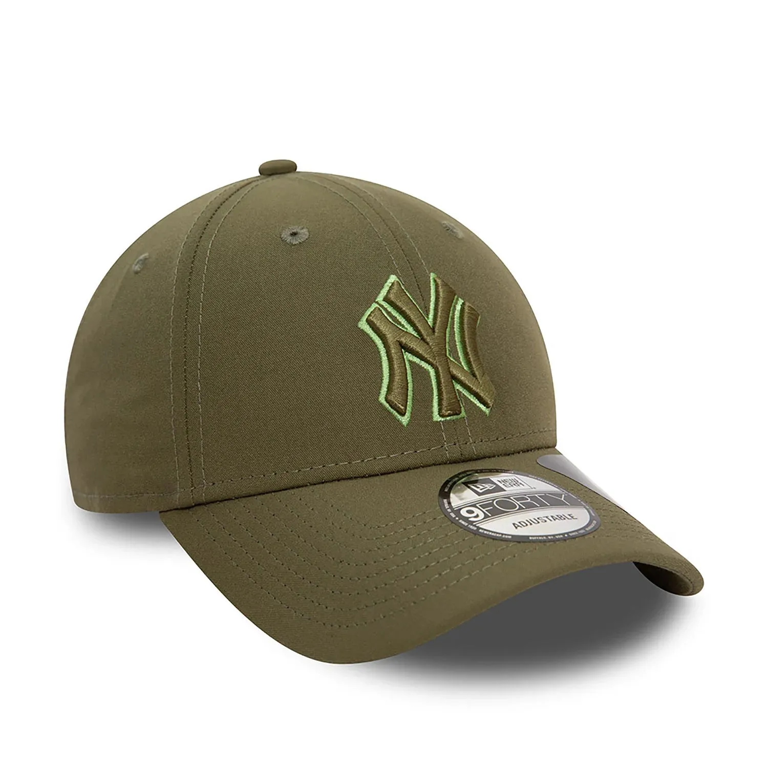 NEW ERA New York Yankees Repreve Outline Green 9FORTY Adjustable Cap