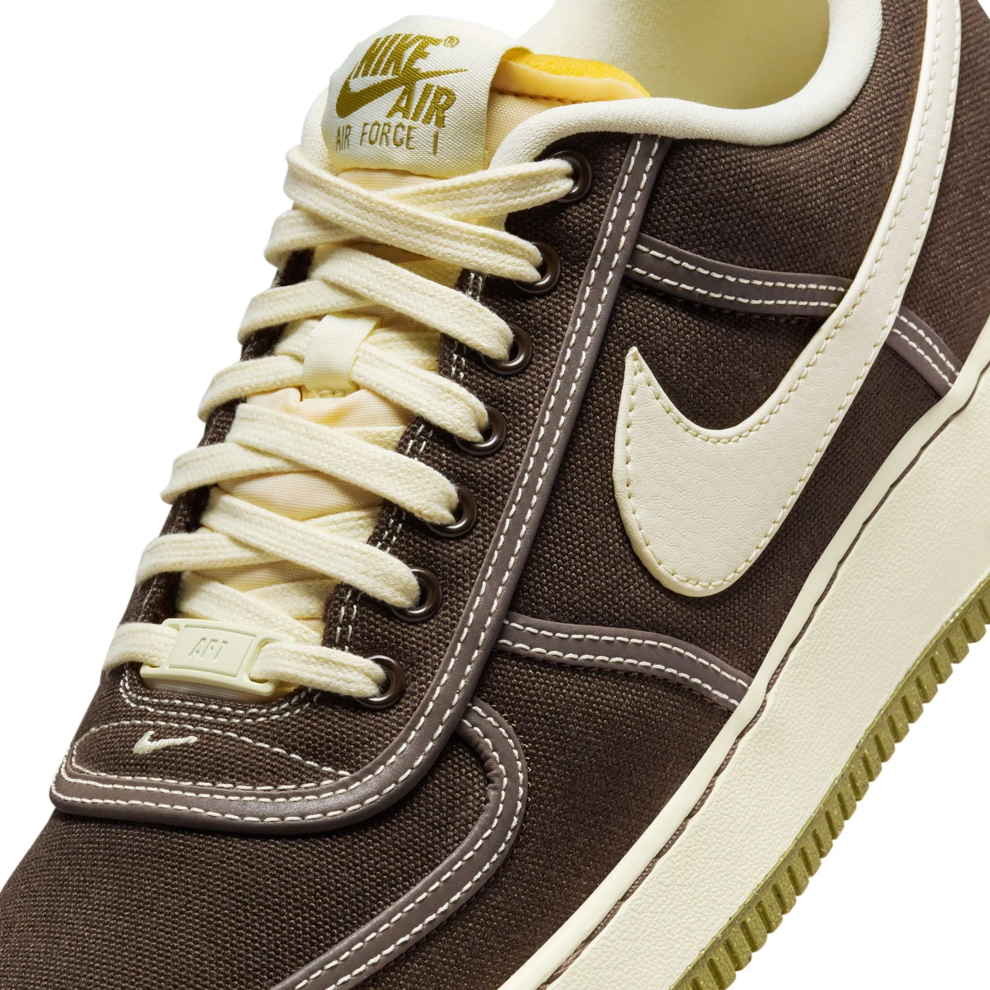 NIKE AIR FORCE 1 '07 PREMIUM - BAROQUE BROWN/COCONUT MILK-PACIFIC MOSS