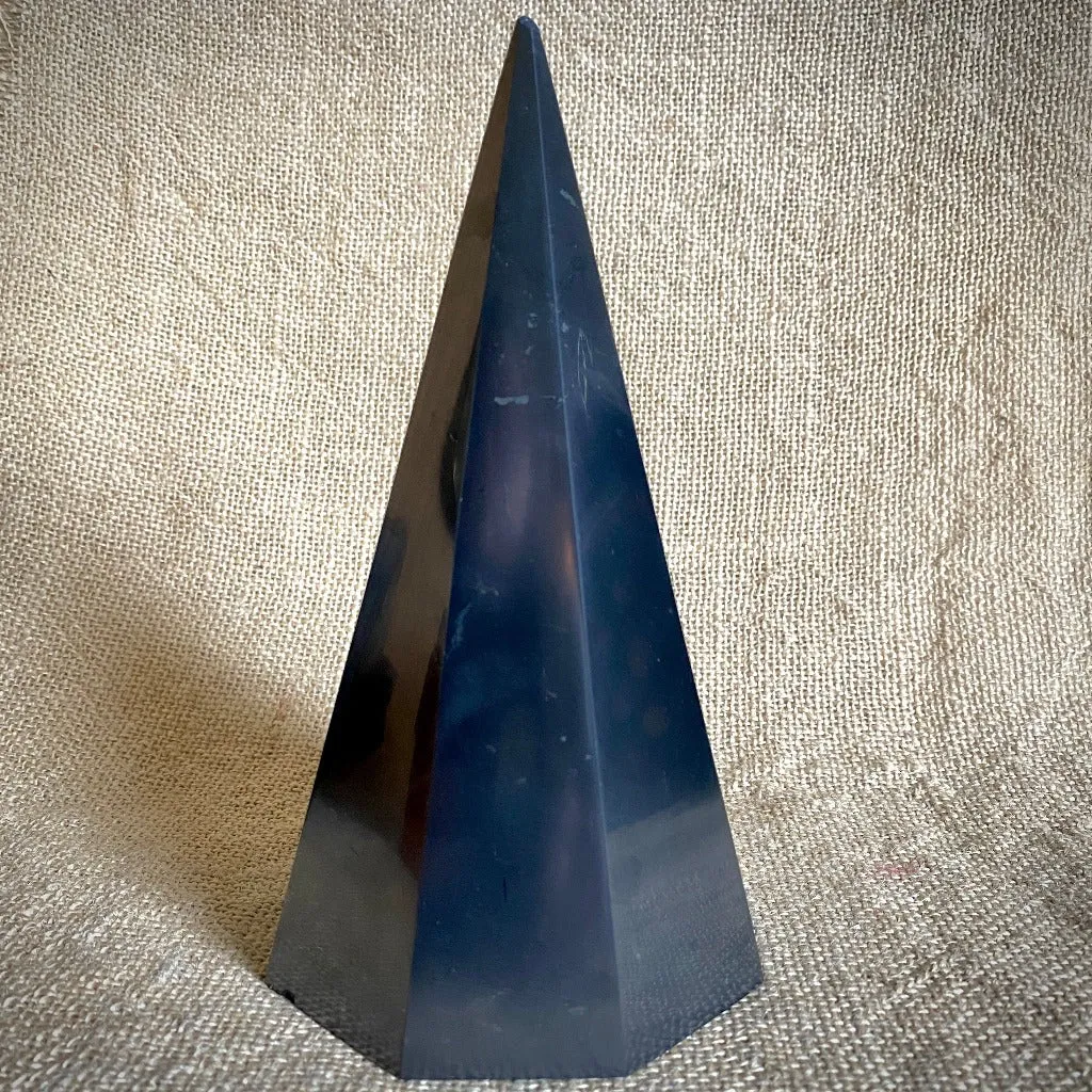 Octagonal Pyramid With Chipped Peak - AND Dangly Hat