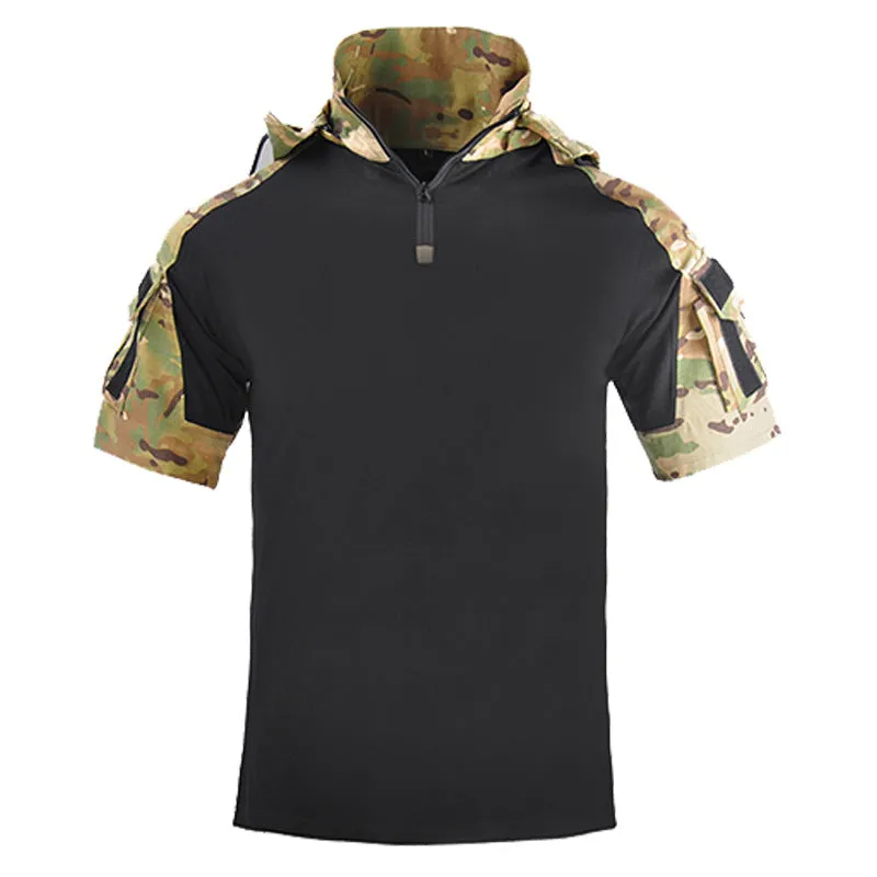 Outdoor Hunting Hooded Men's T-shirts(HY805)