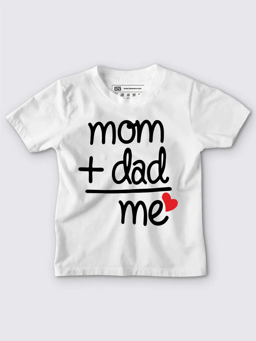 Pack of 3 Mom Dad Kids T-Shirt Combo