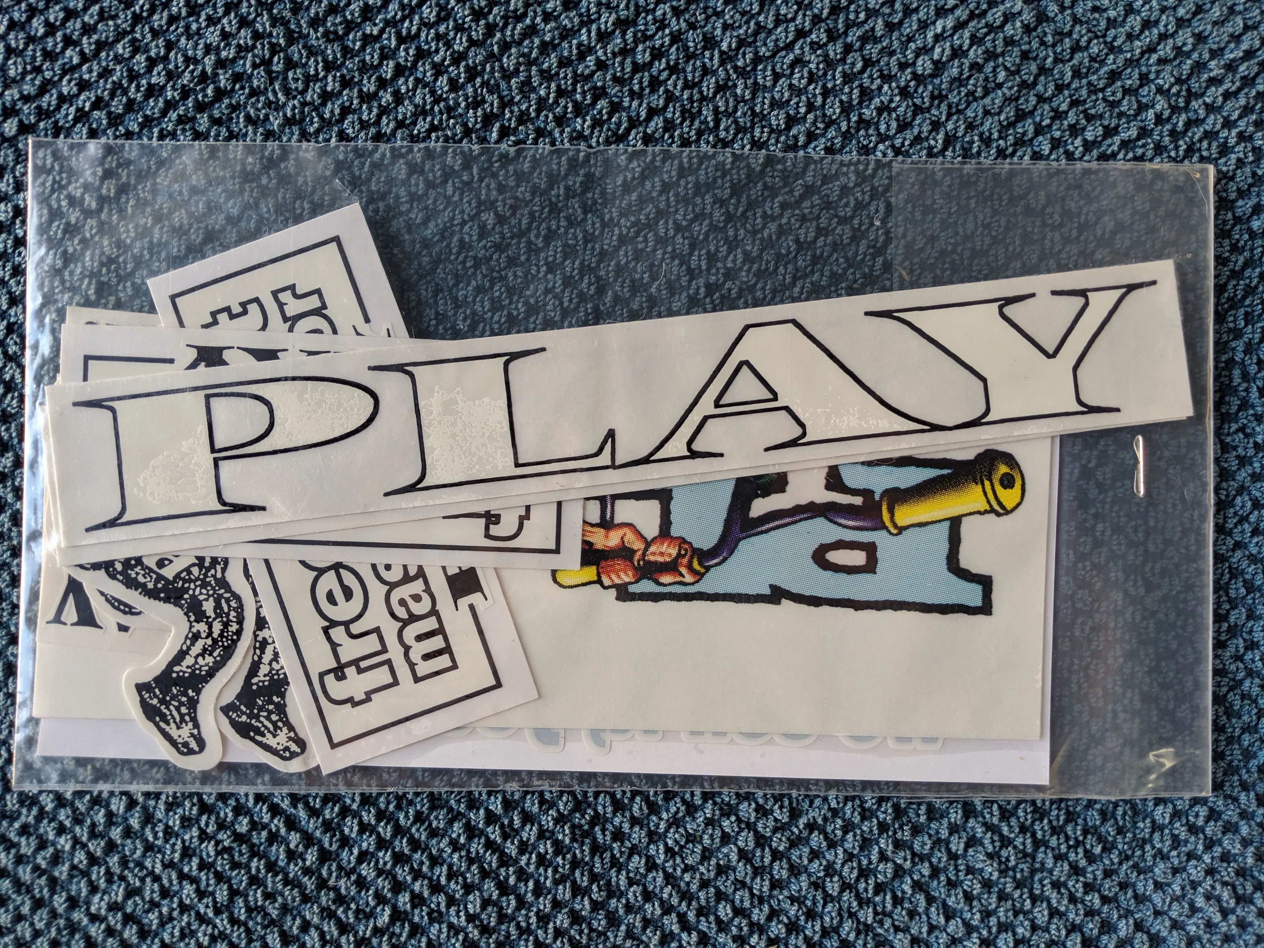 Play Clothing sticker pack