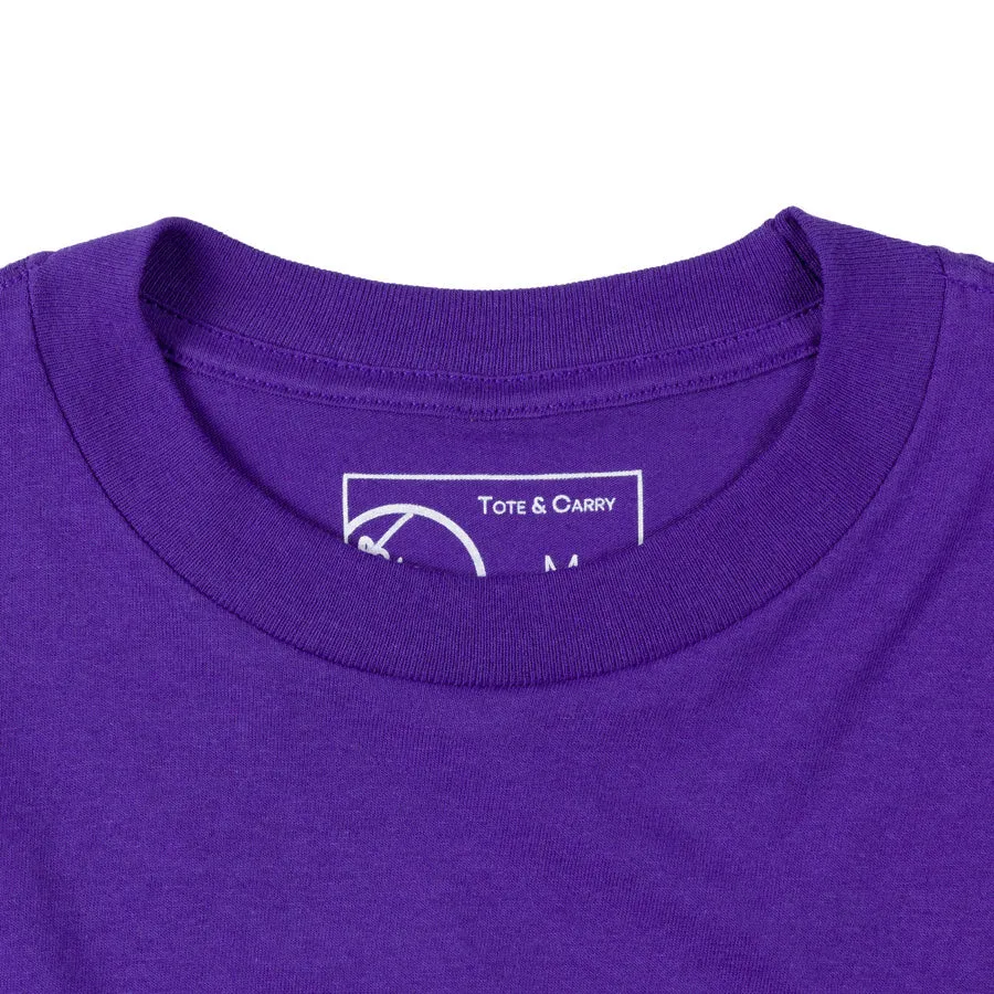 Purple Tote&Carry Design T-Shirt