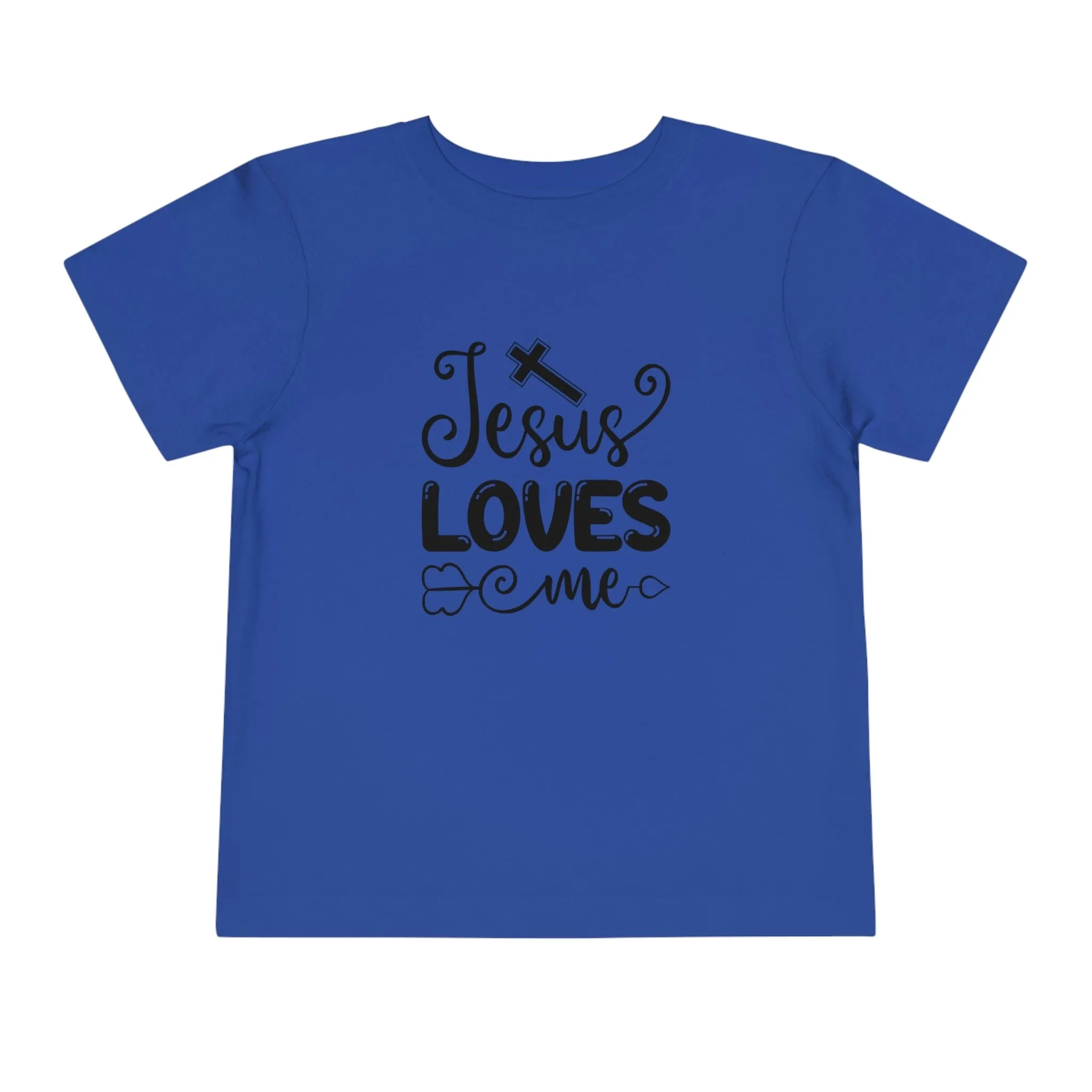 "Jesus Loves Me" Bella Canvas Toddler Short Sleeve Tee