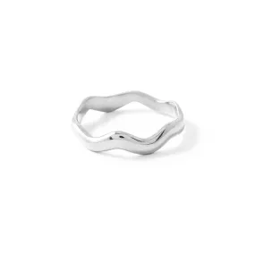 Silver Sillon Ring