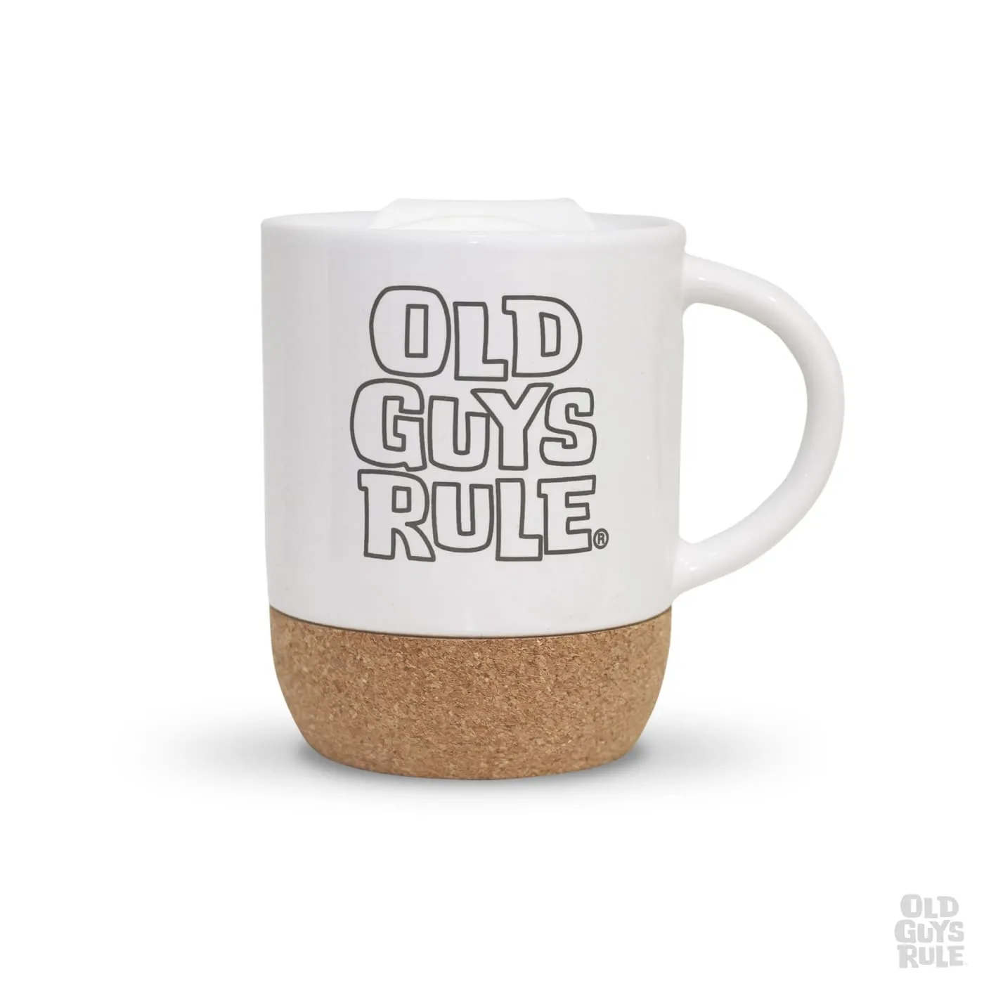 'Stacked Logo / Outdoor Icon' (White) Mug