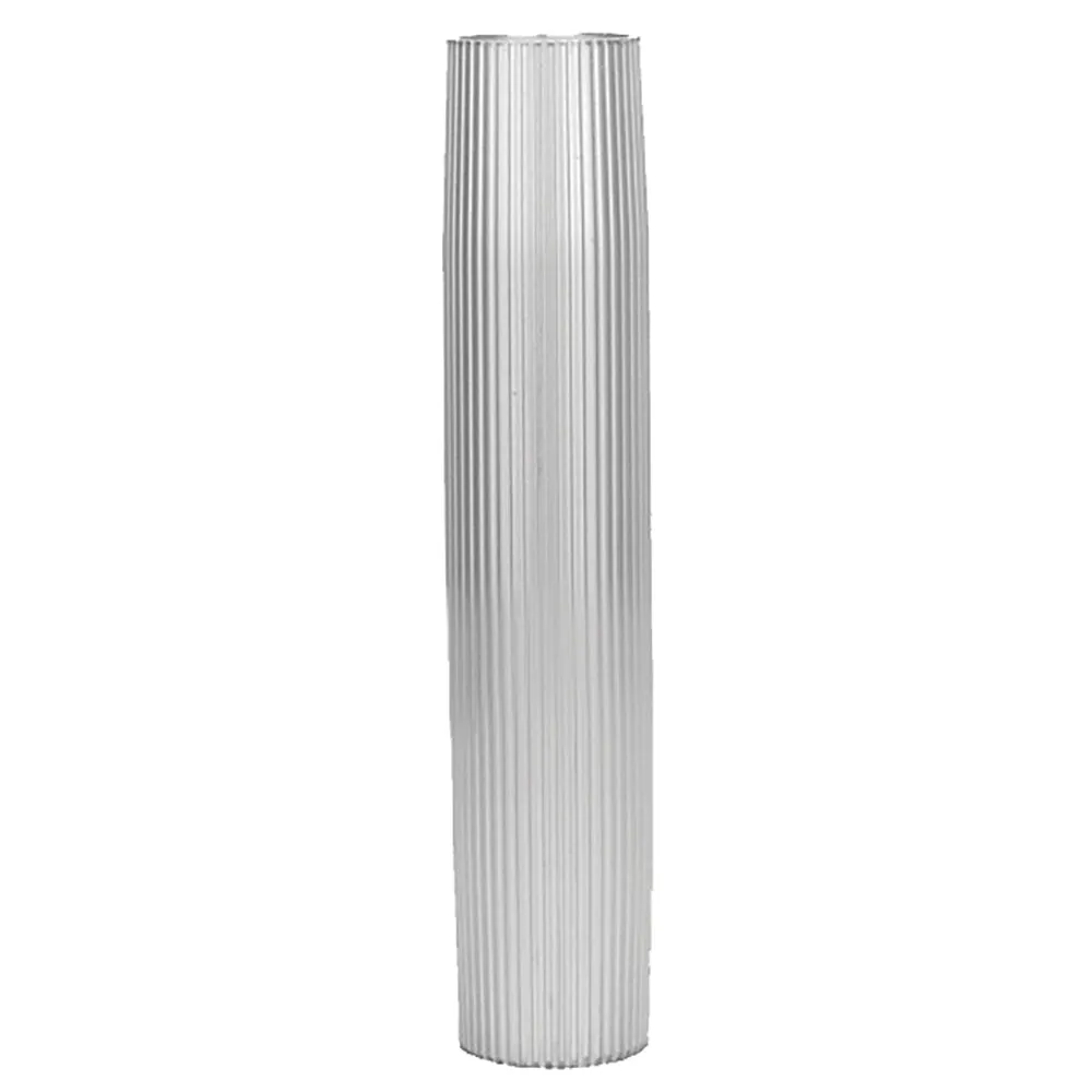 TACO Aluminum Ribbed Table Pedestal - 2-3/8 O.D. - 30-3/4 Length [Z60-7288VEL30.75-2]